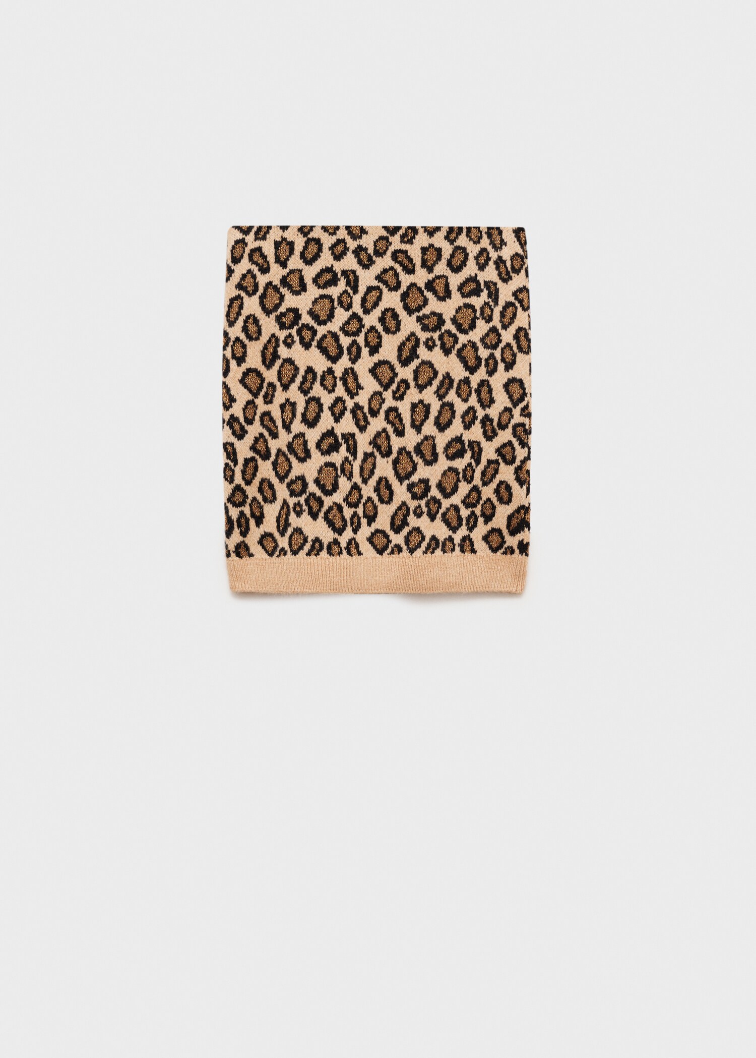 Falda punto leopardo - Artículo sin modelo