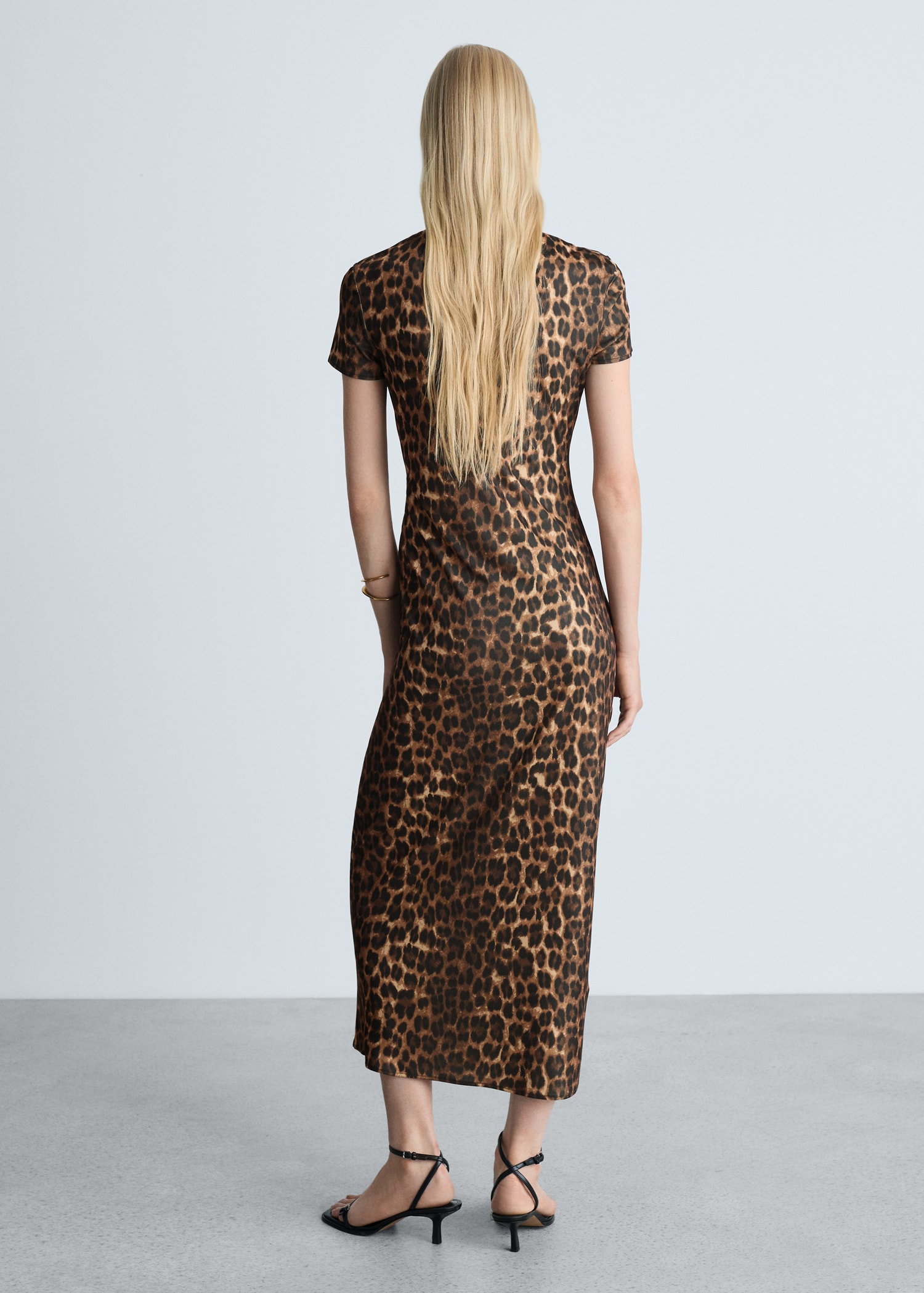 2021 Vestidos Naulover 2019 Leopardo Vestido Animal Print Outfit