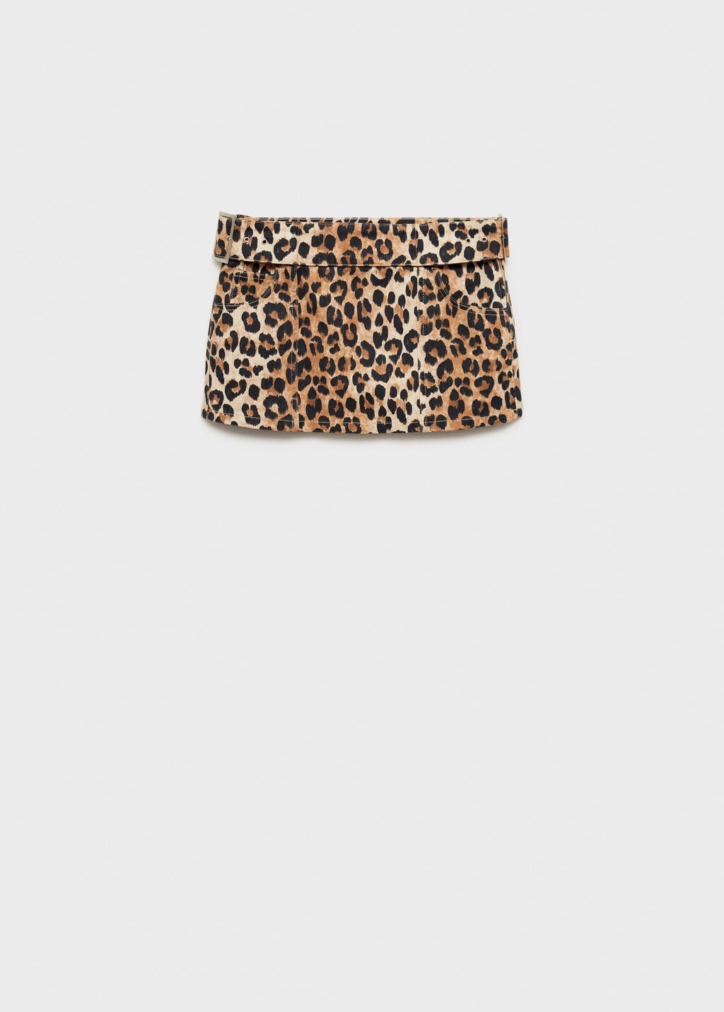 Leopard skirt hollister sales