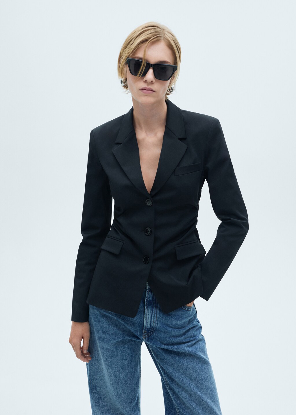 Mango black blazer 2025
