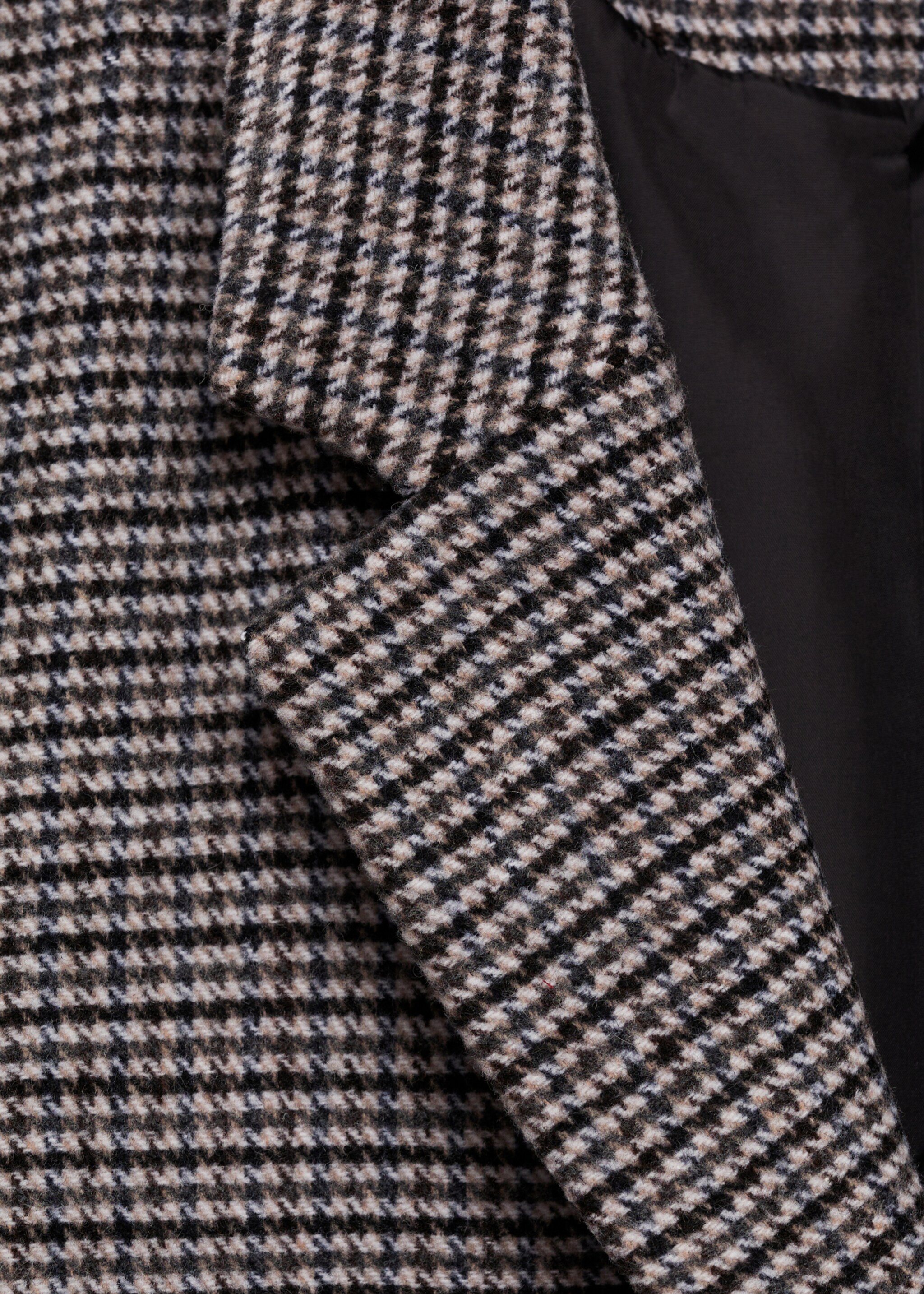 Houndstooth wool-blend coat - Details of the article 8