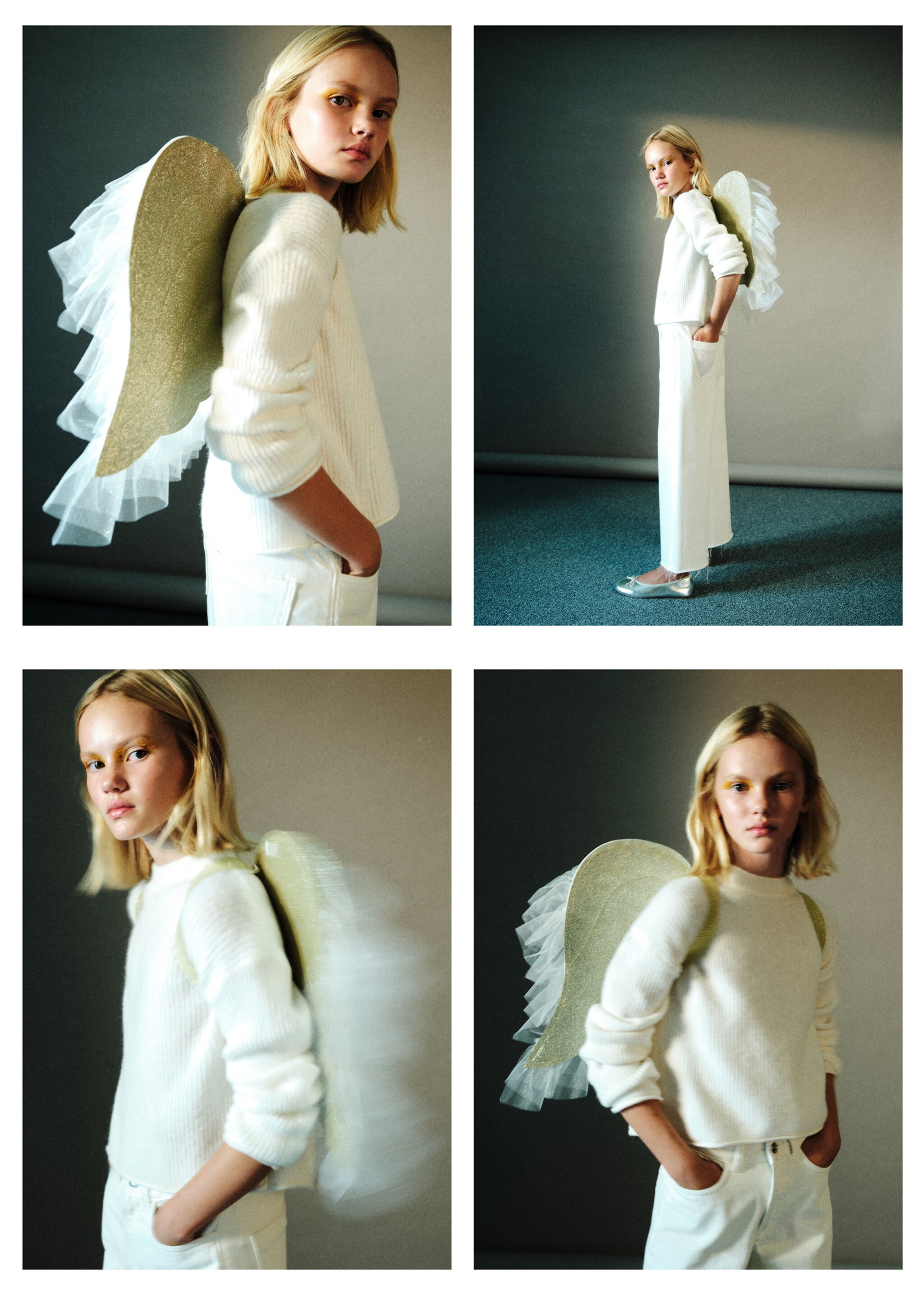 Halloween white angel wings - Details of the article 5