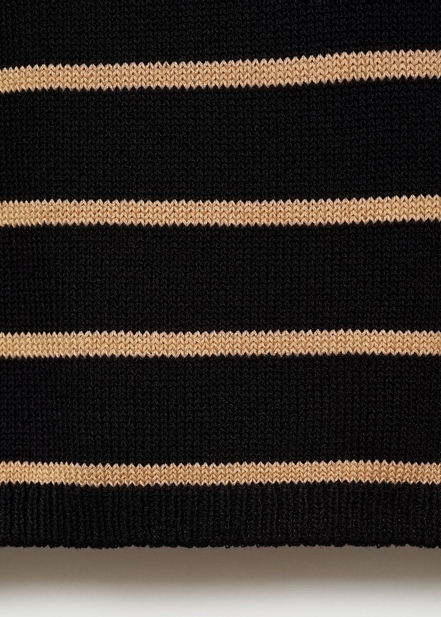 Striped knit top - Details of the article 0