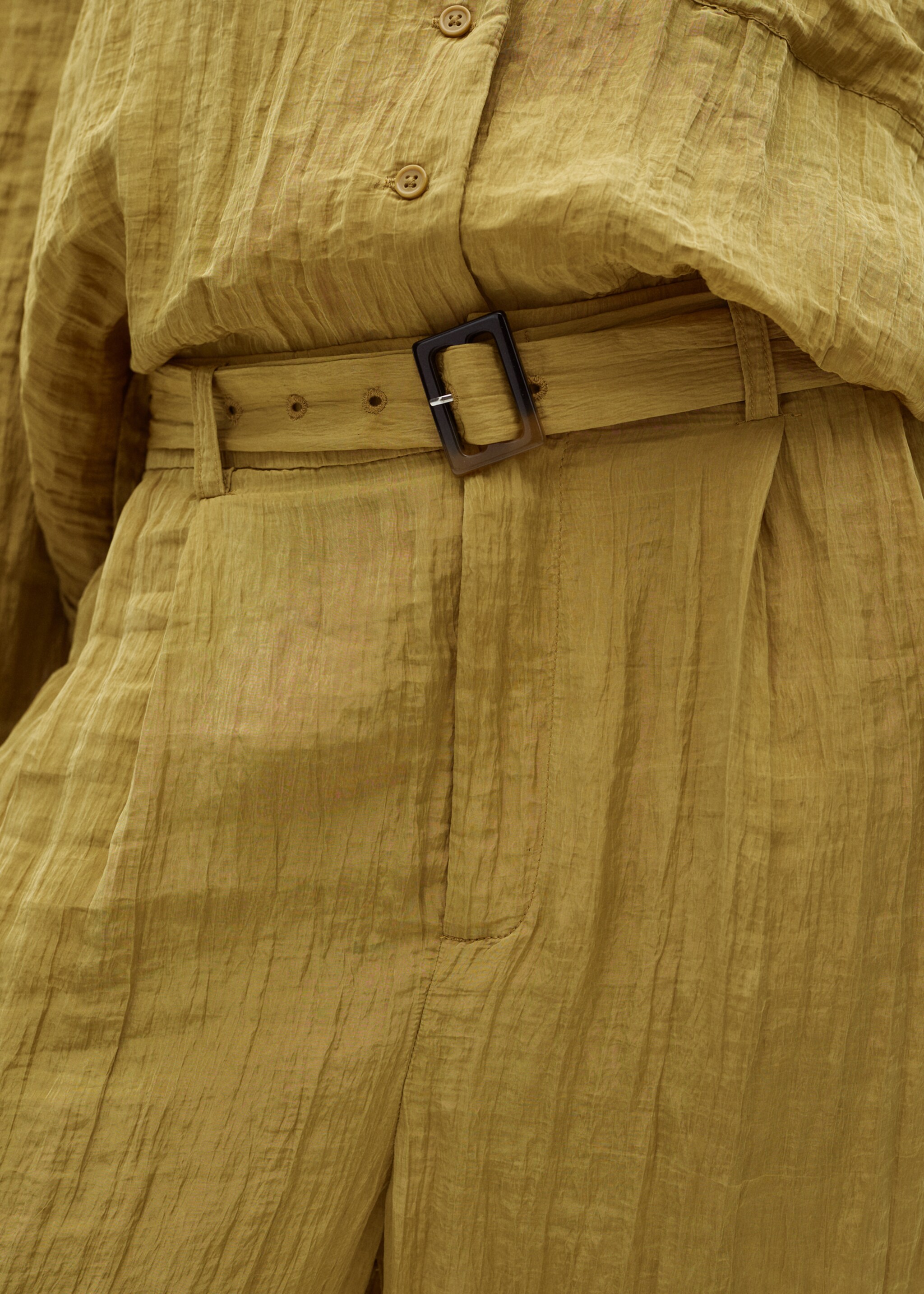 Pantalón textura cinturón - Detalle del artículo 1