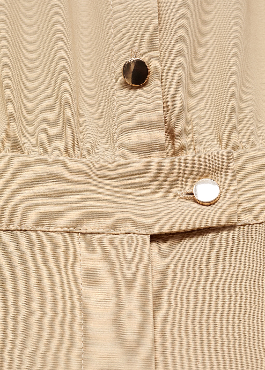 Mango Lyocell shirt-collar jumpsuit thumbnail