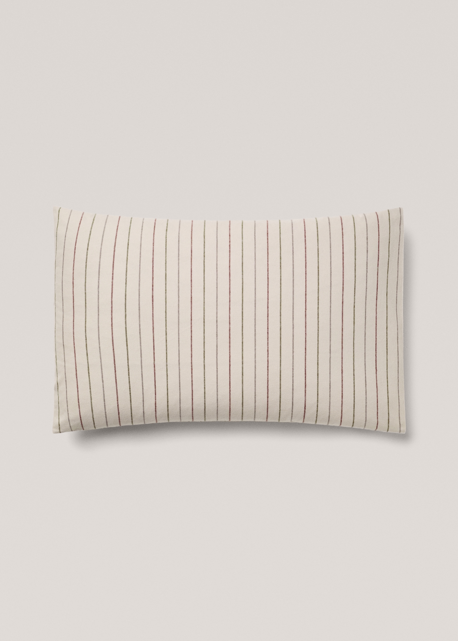 Reversible checkered flannel pillowcase 50x75cm - Article without model