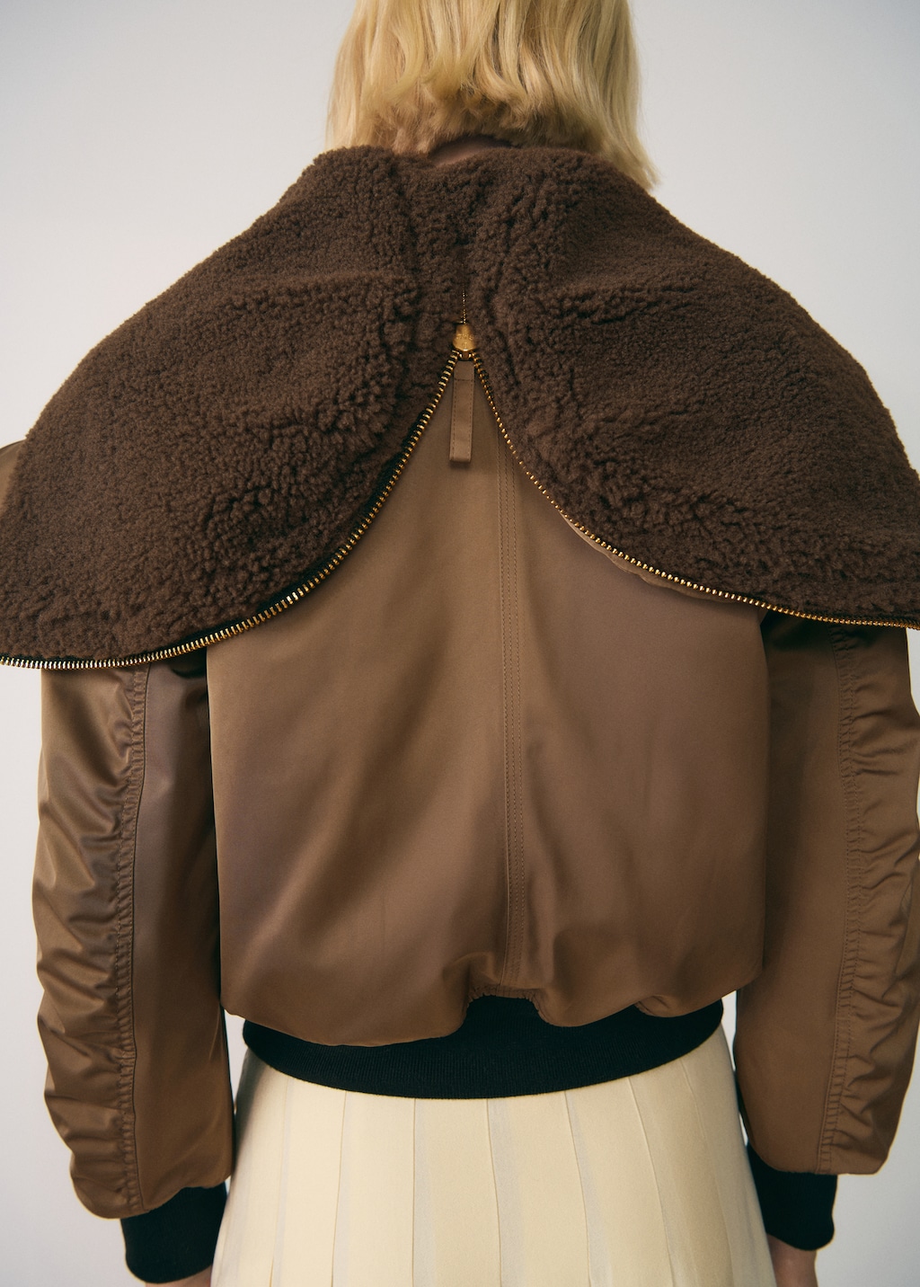 Bomber jacket with fleece lining Women MANGO Egypt