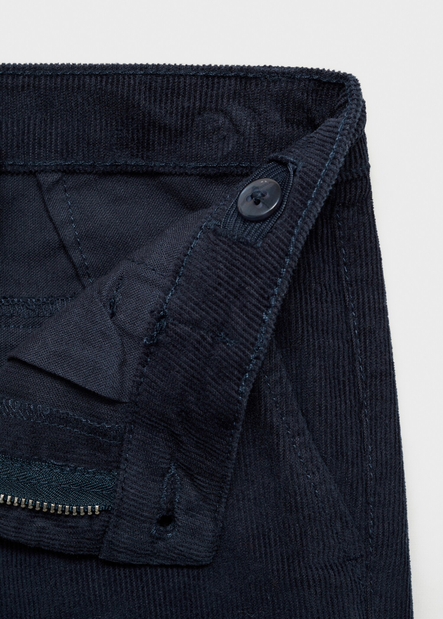 Pantalon droit velours côtelé - Détail de l'article 8