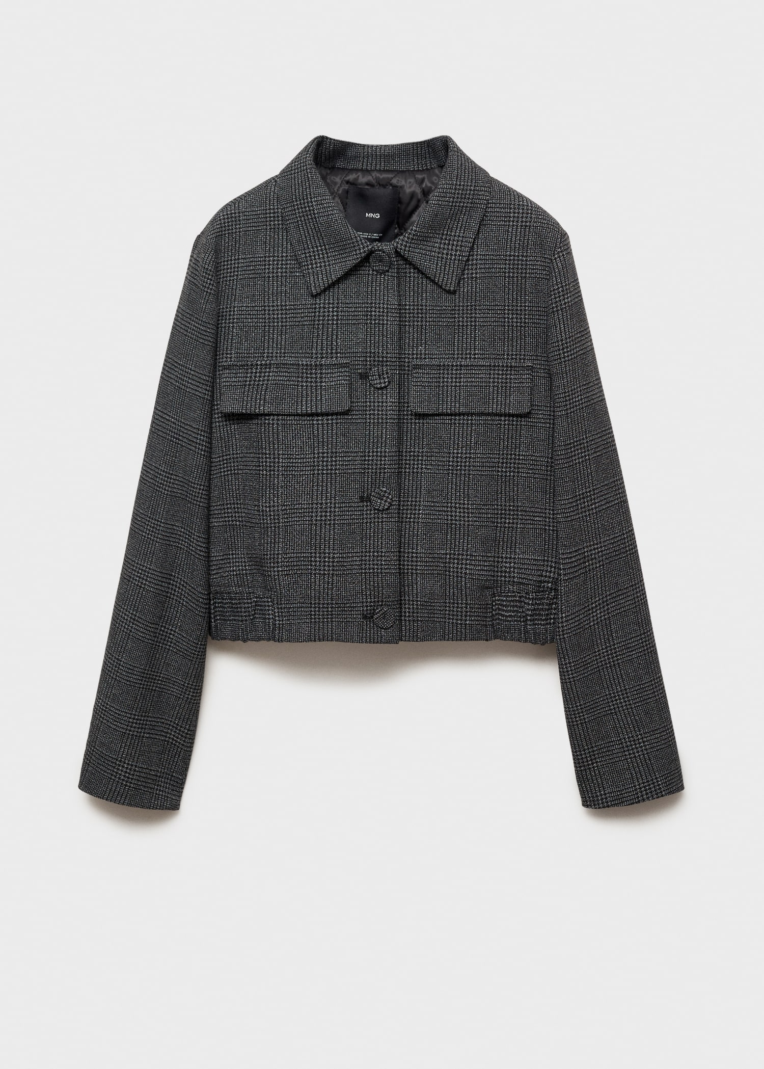 Tweed jacket with buttons - Article without model