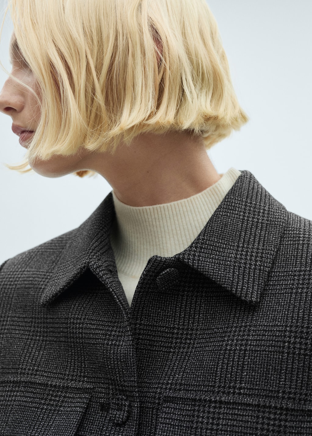 Tweed jacket with buttons | MANGO Gibraltar