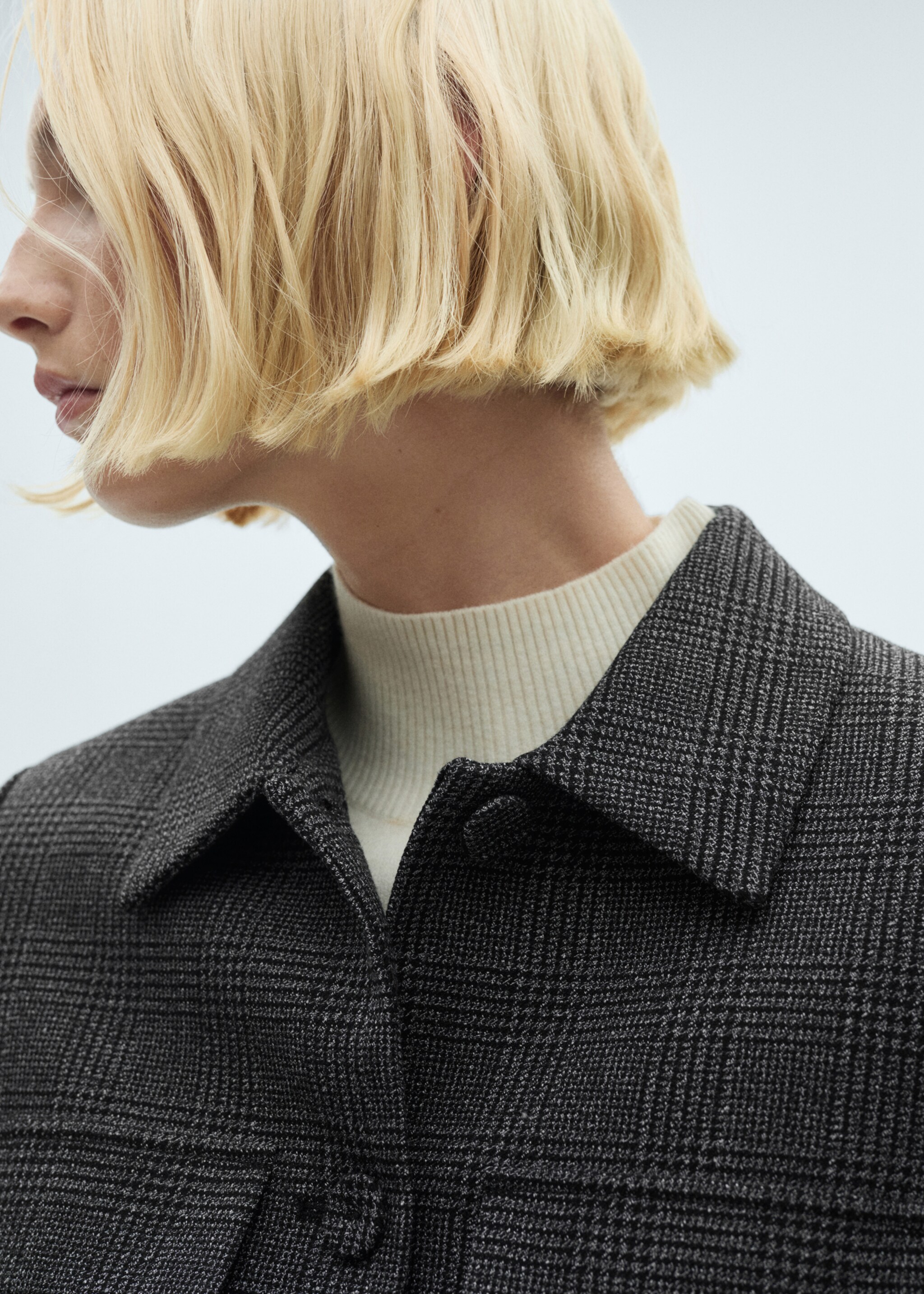 Tweed jacket with buttons - Details of the article 1