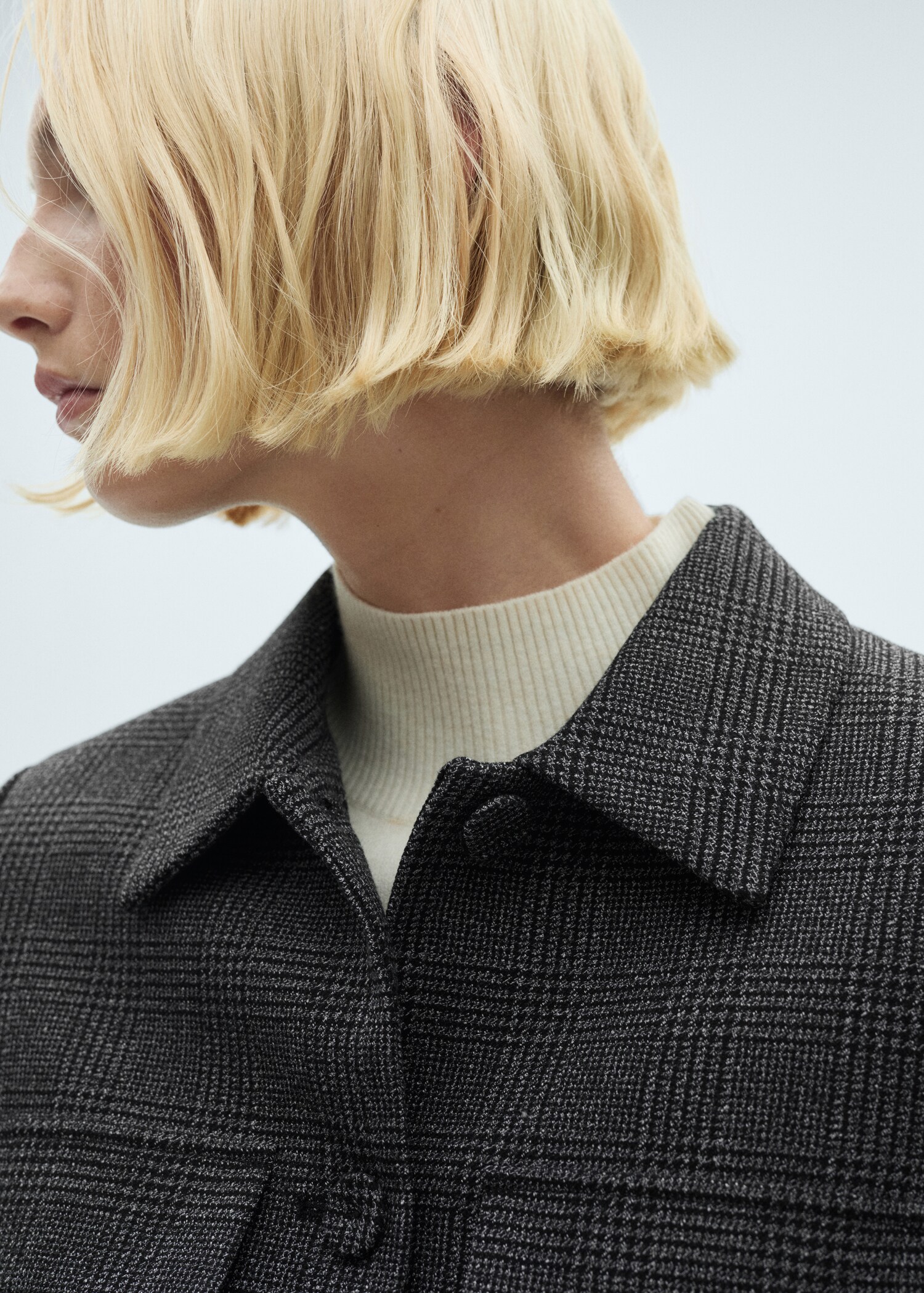Tweed jacket with buttons - Details of the article 1