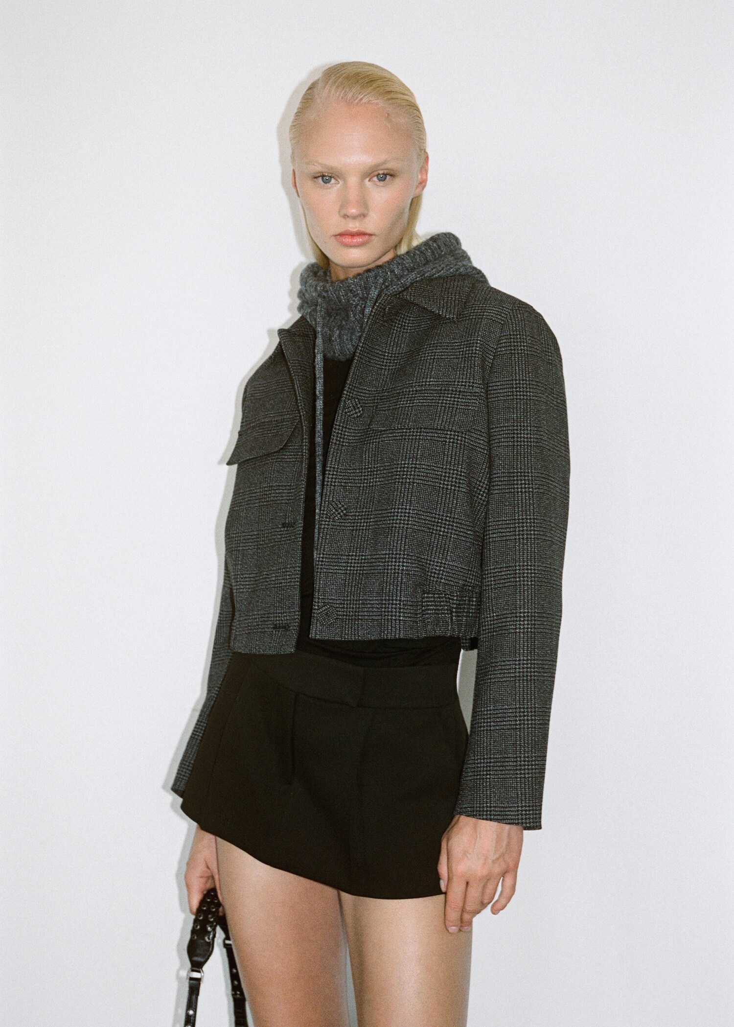 Tweed jacket with buttons - Details of the article 7