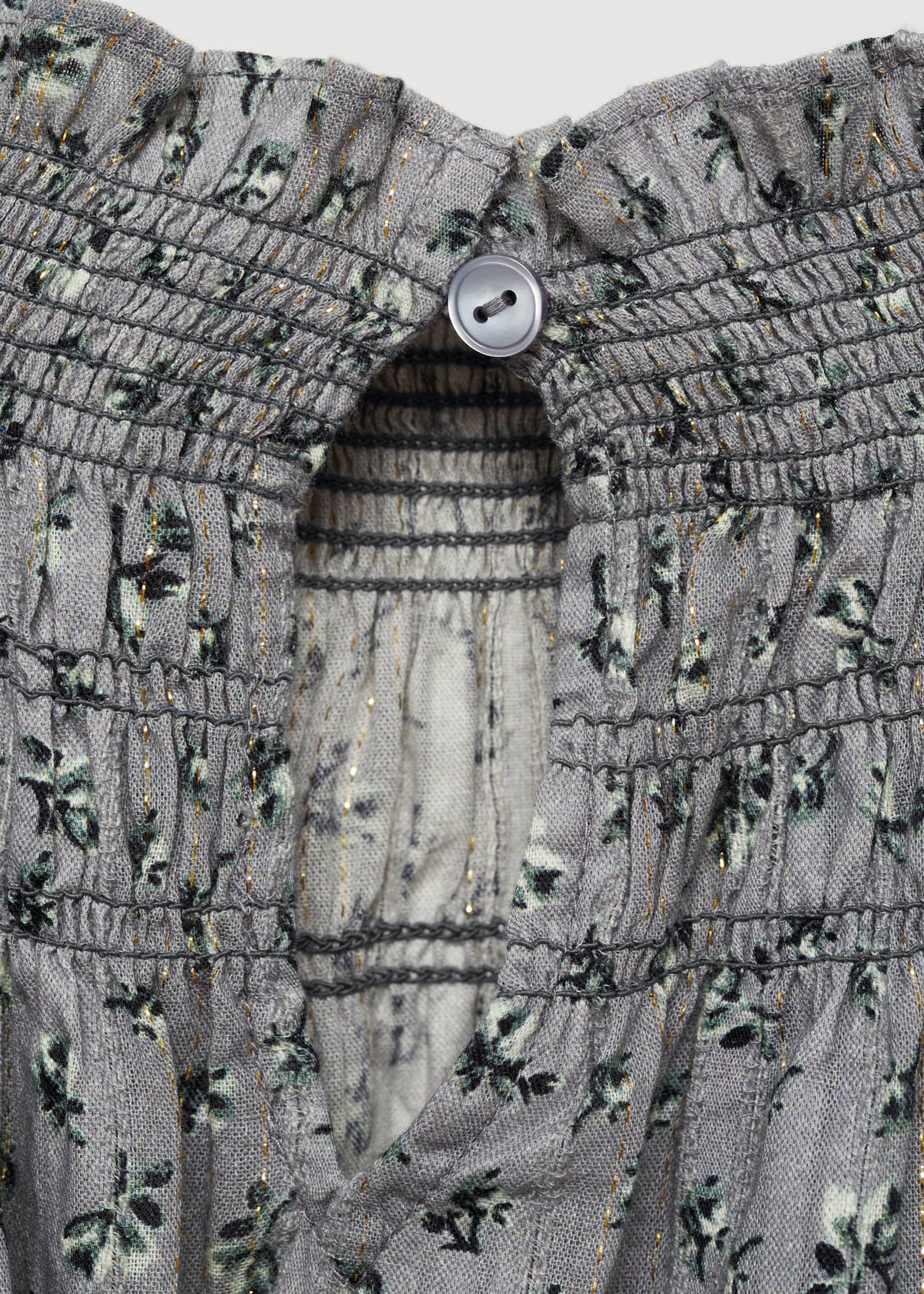 Robe imprimée Lurex - Détail de l'article 8, Gris. Ref: 77067681-00.