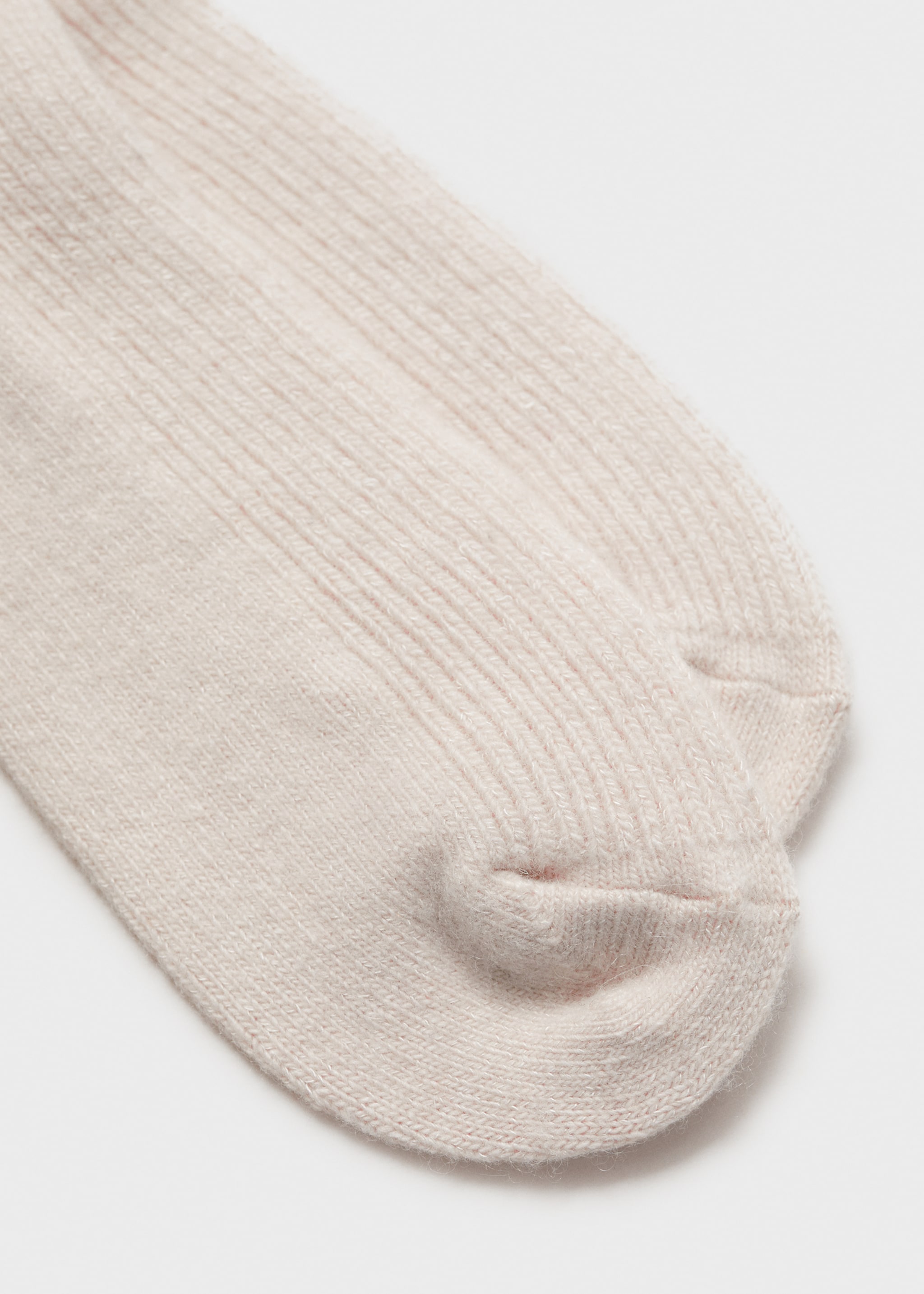 Ribbed socks - Reverse of the article