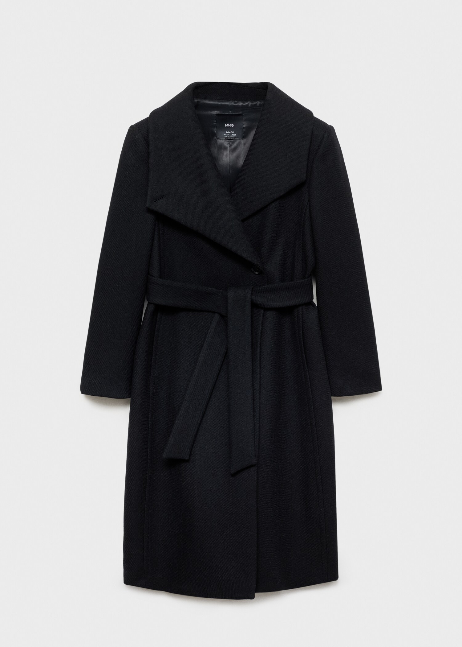 Manteau laine ceinture - Article sans modèle
