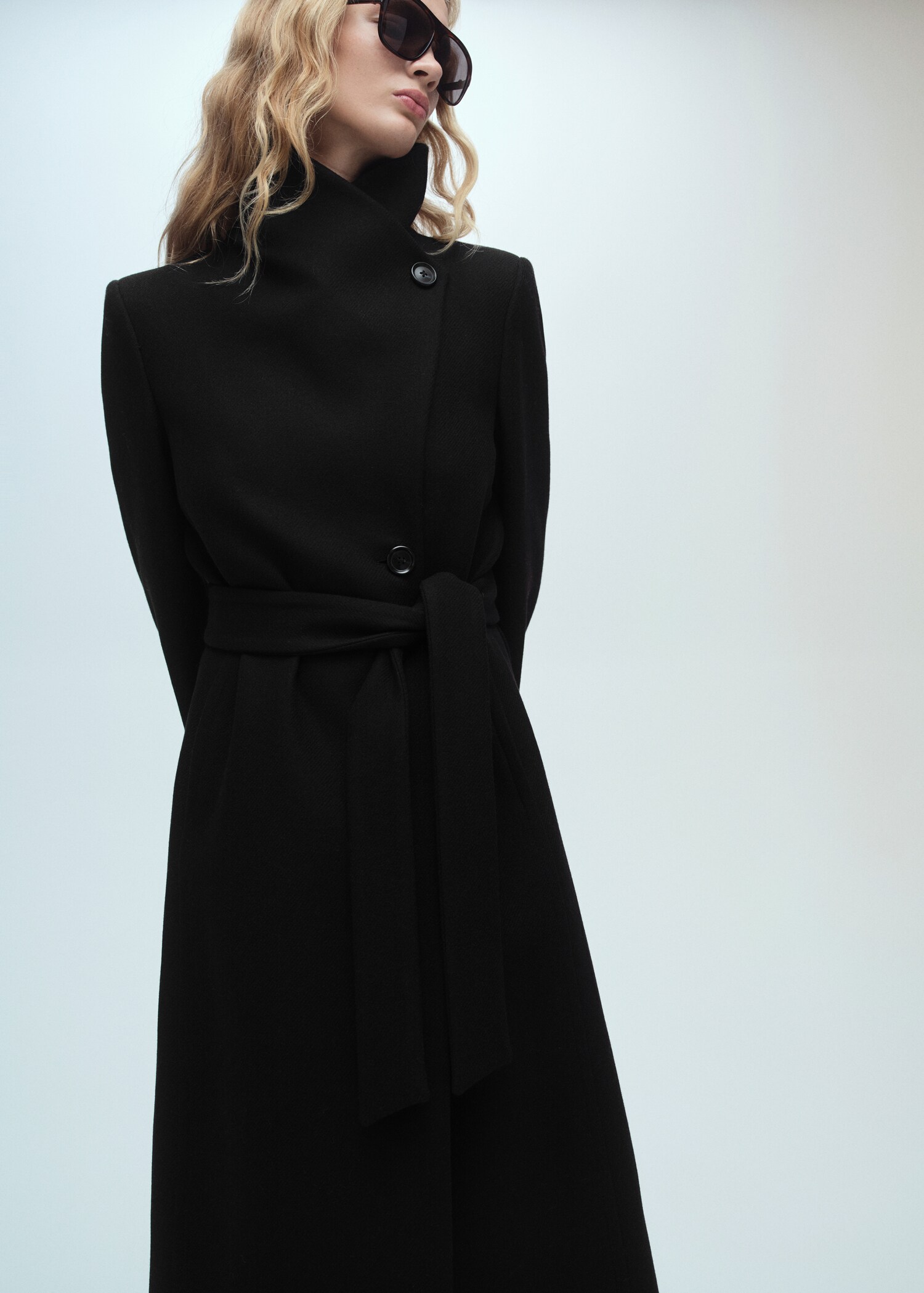 Manteau laine ceinture - Détail de l'article 2