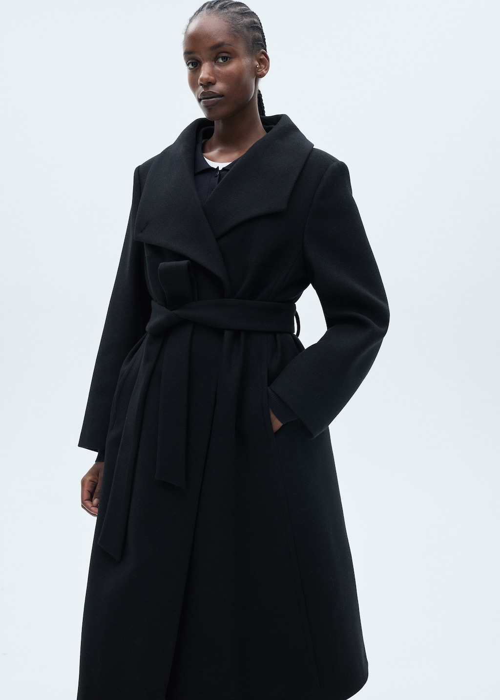 Cappotto lungo lana Donna MANGO Italia