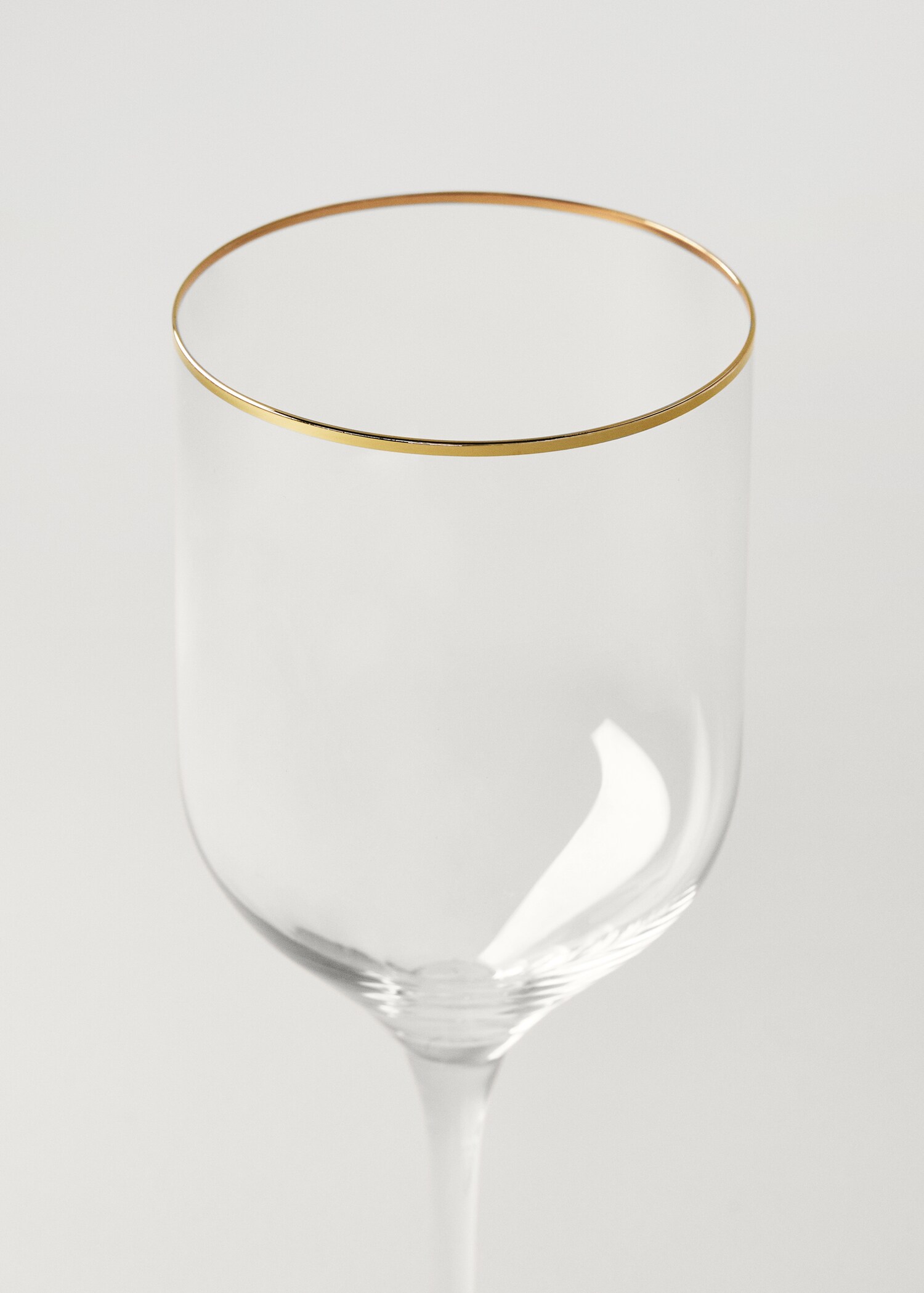 Verre en cristal détail doré - Détail de l'article 1