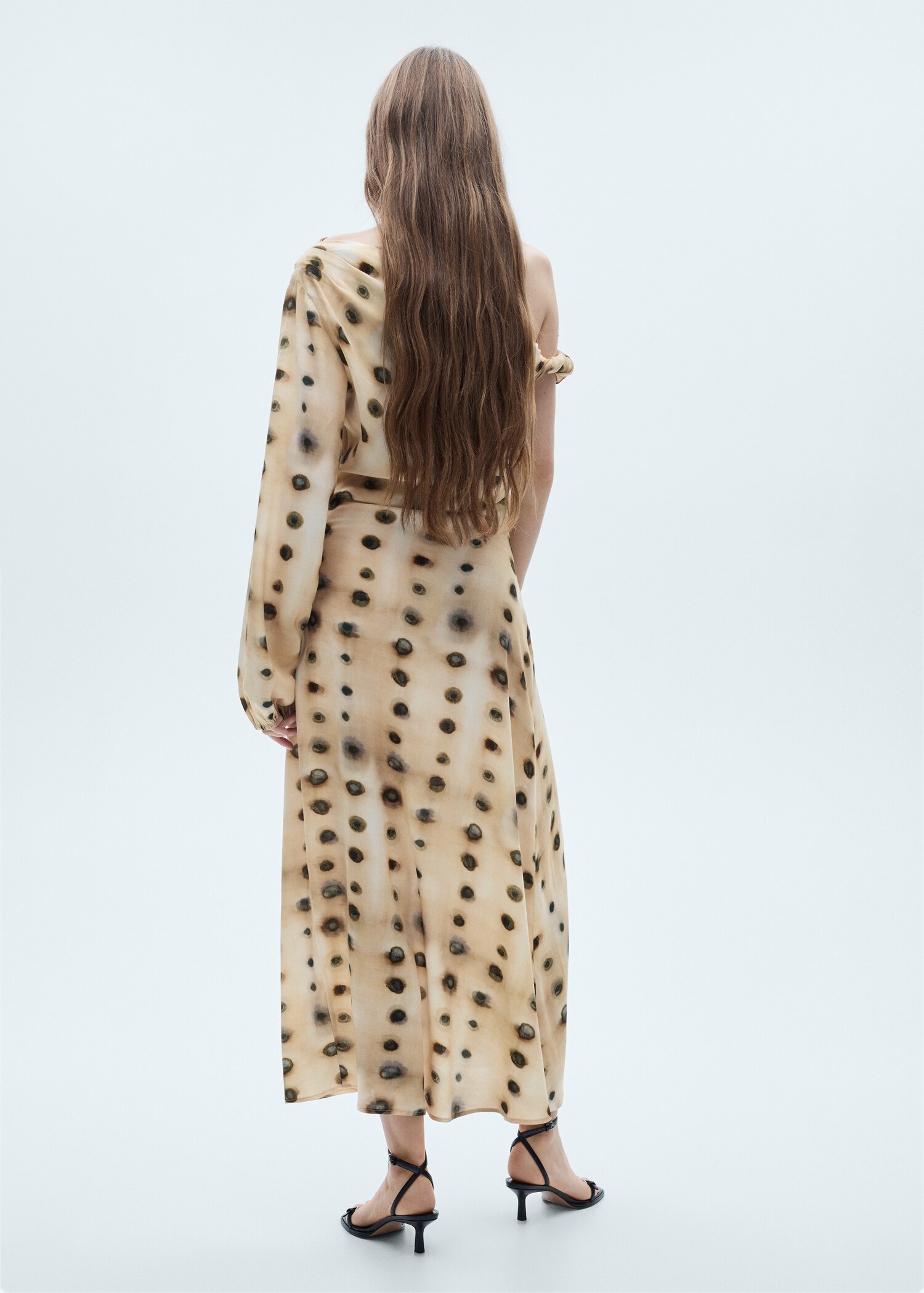 Robe asymétrique pois - Verso de l’article