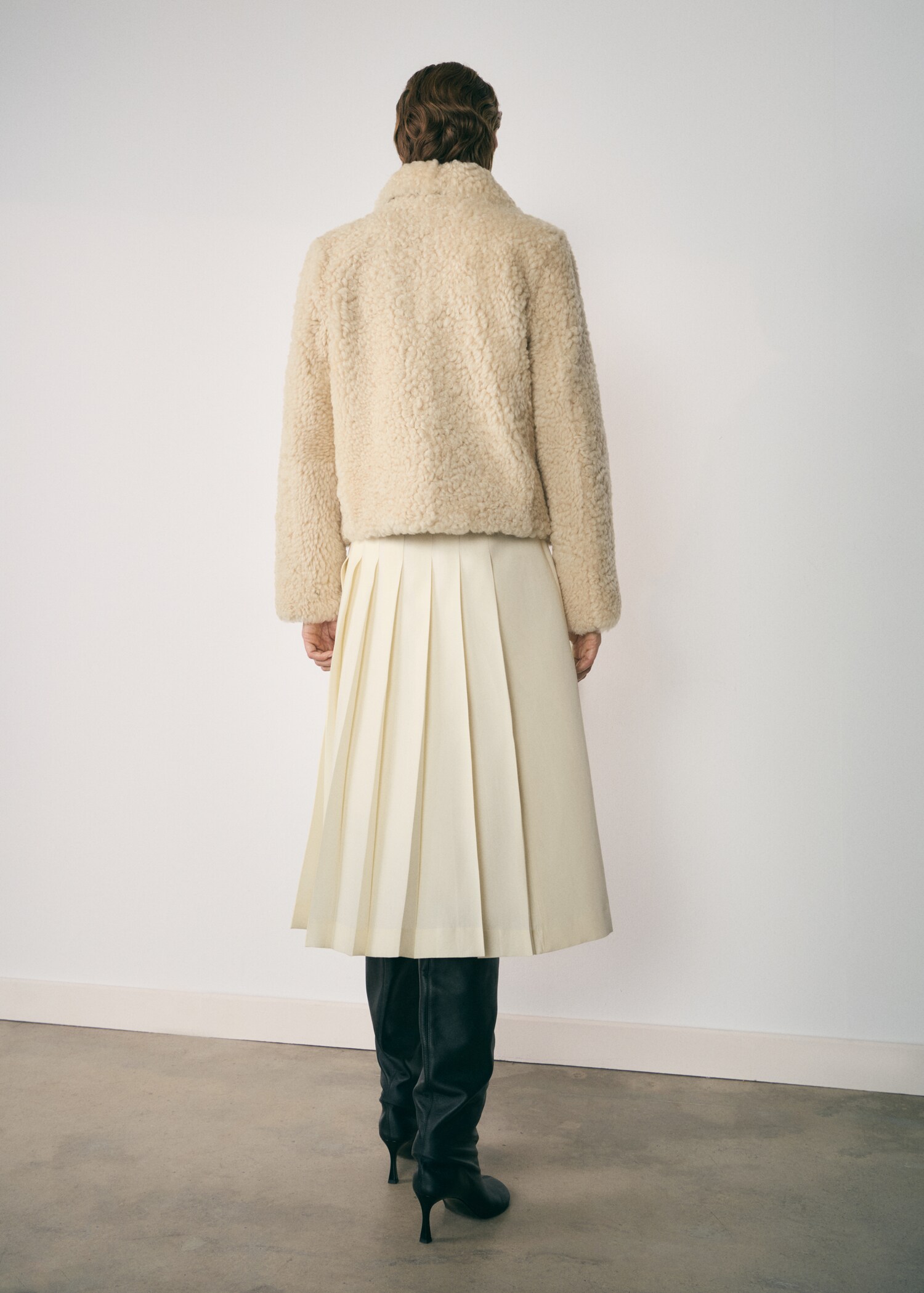 Lyocell skirt with bow - Reverse of the article