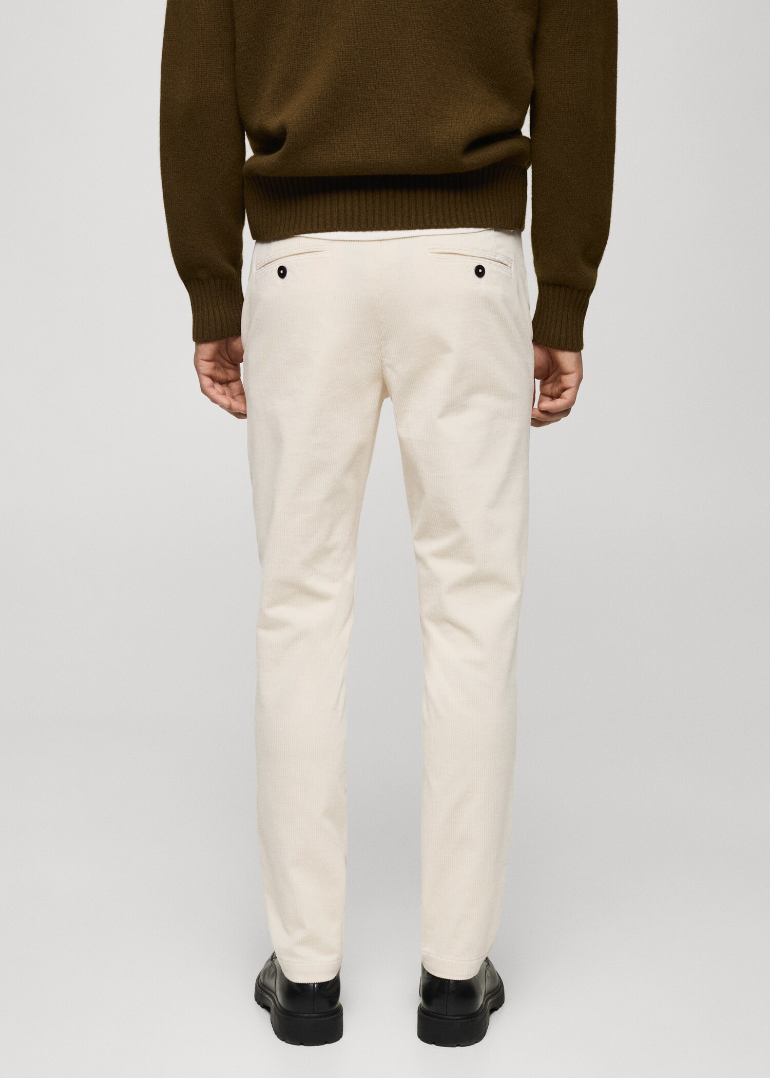 Pantalón pana slim fit - Reverso del artículo