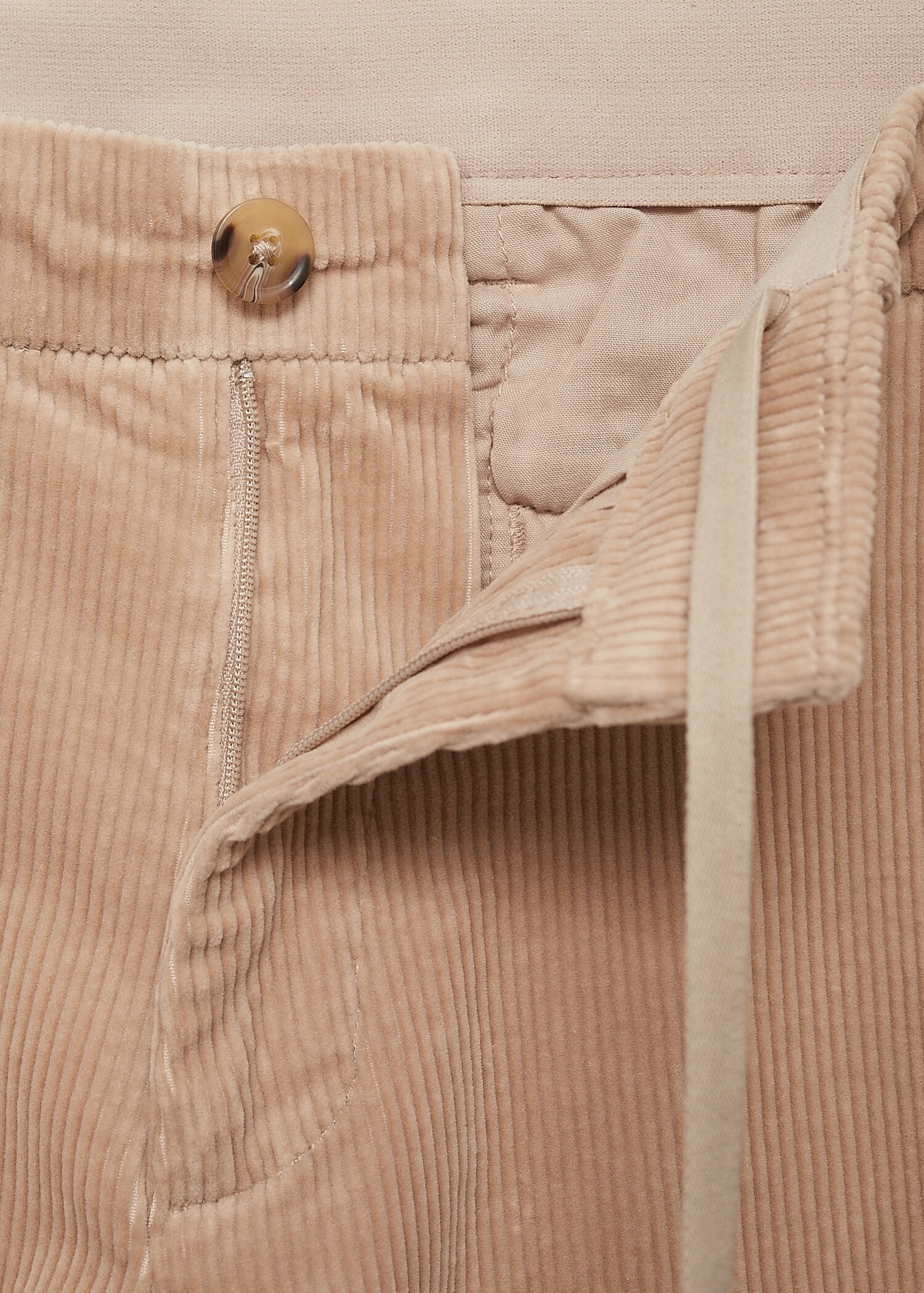 Corduroy slim-fit pants - Details of the article 0