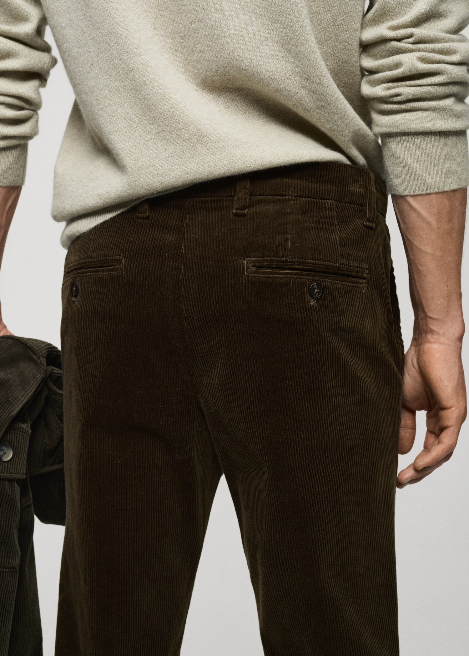 Corduroy slim-fit pants - Details of the article 6