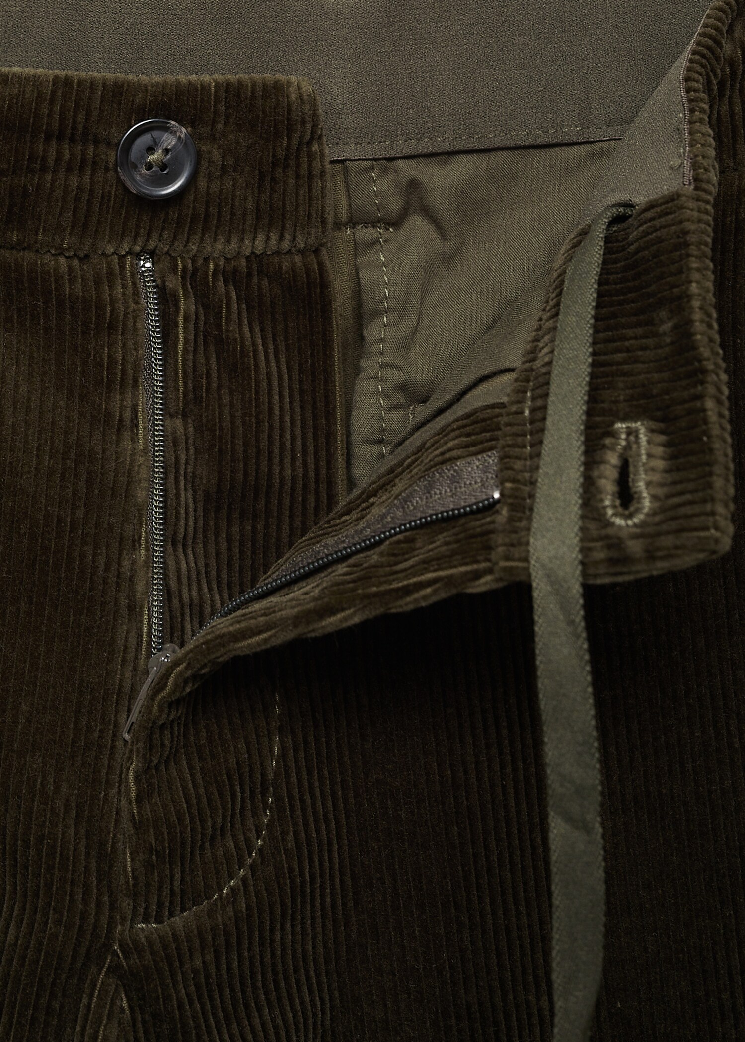 Corduroy slim-fit pants - Details of the article 8