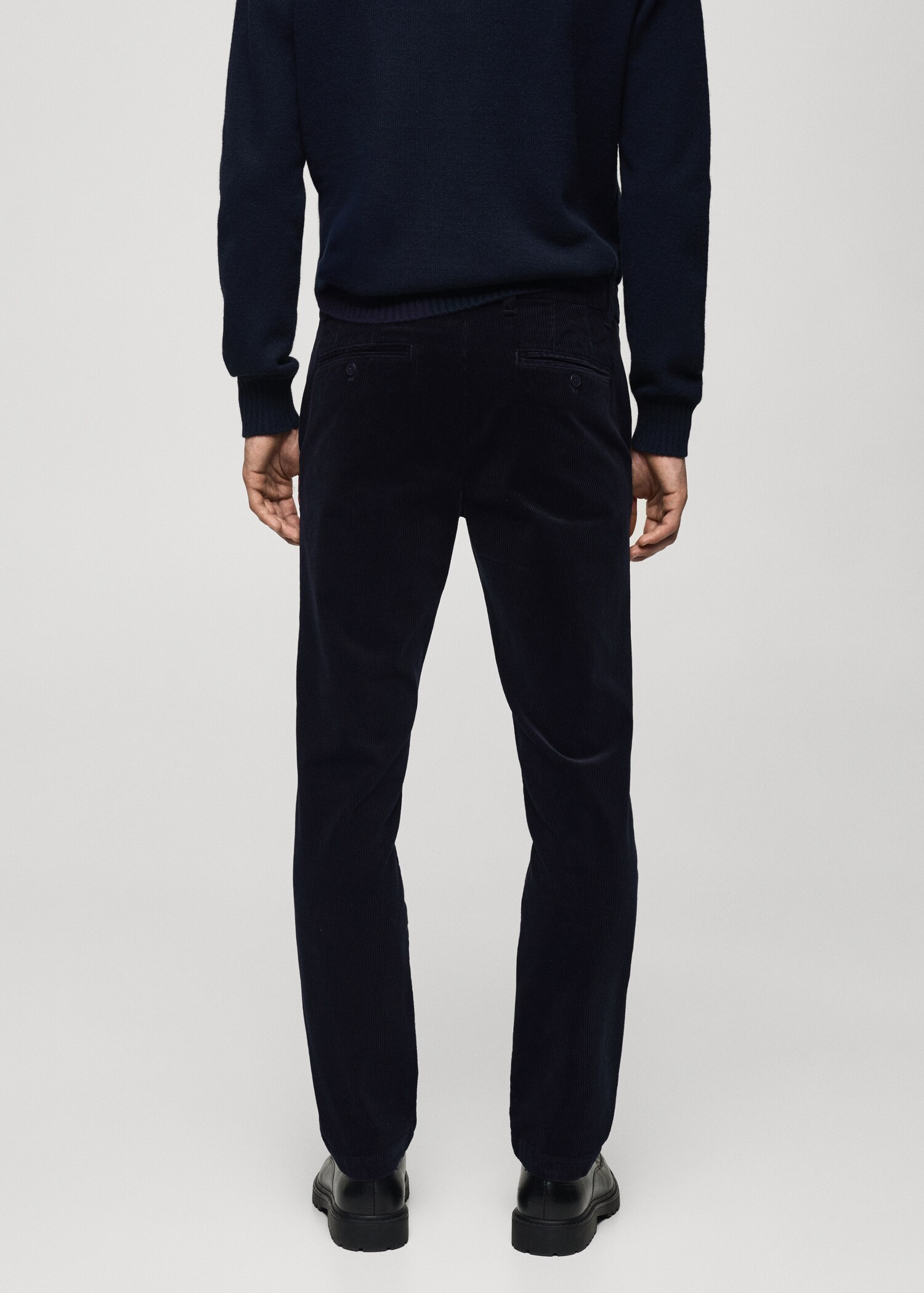 Pantalón pana slim fit - Reverso del artículo