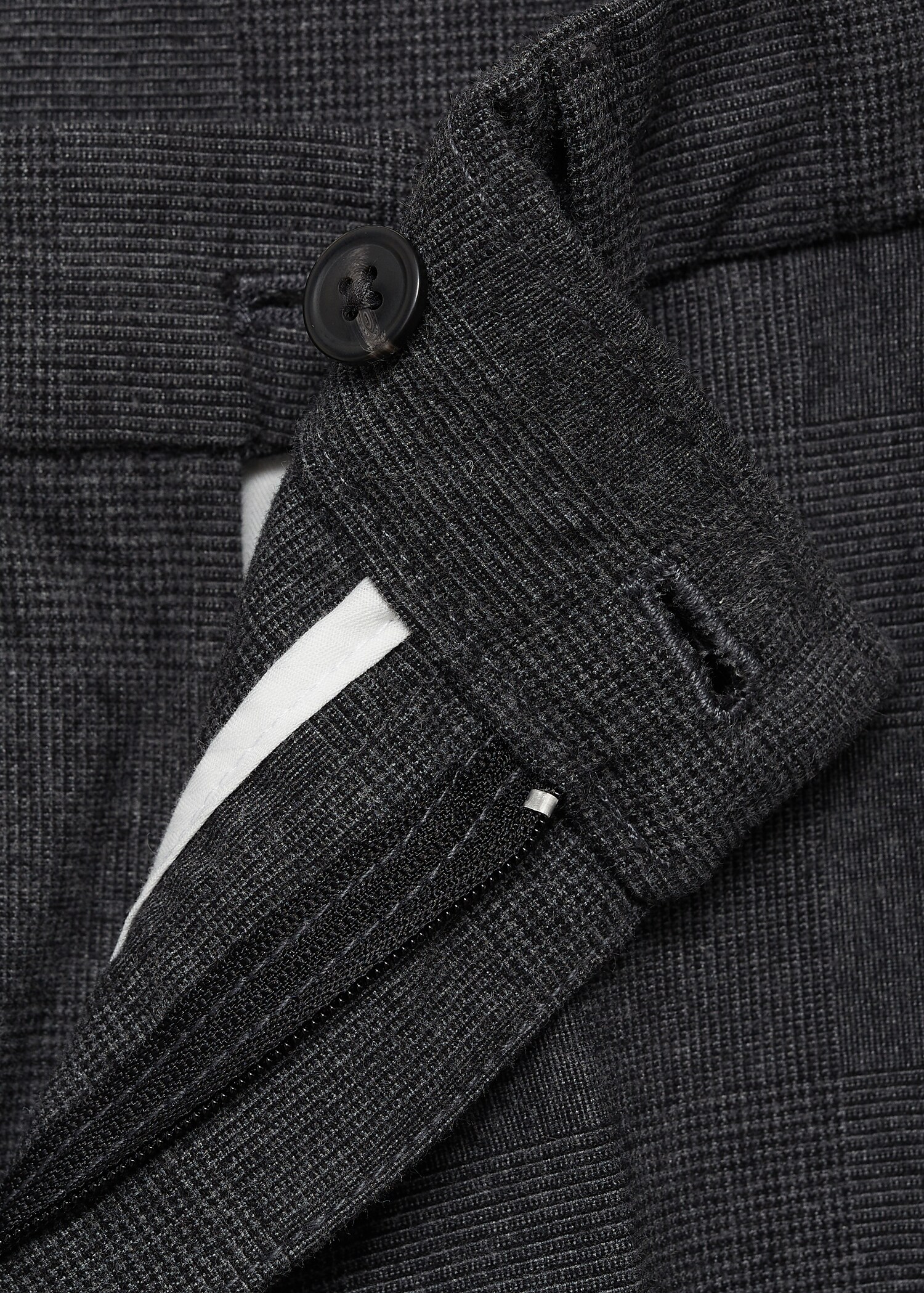 Slim-fit cotton trousers - Details of the article 8