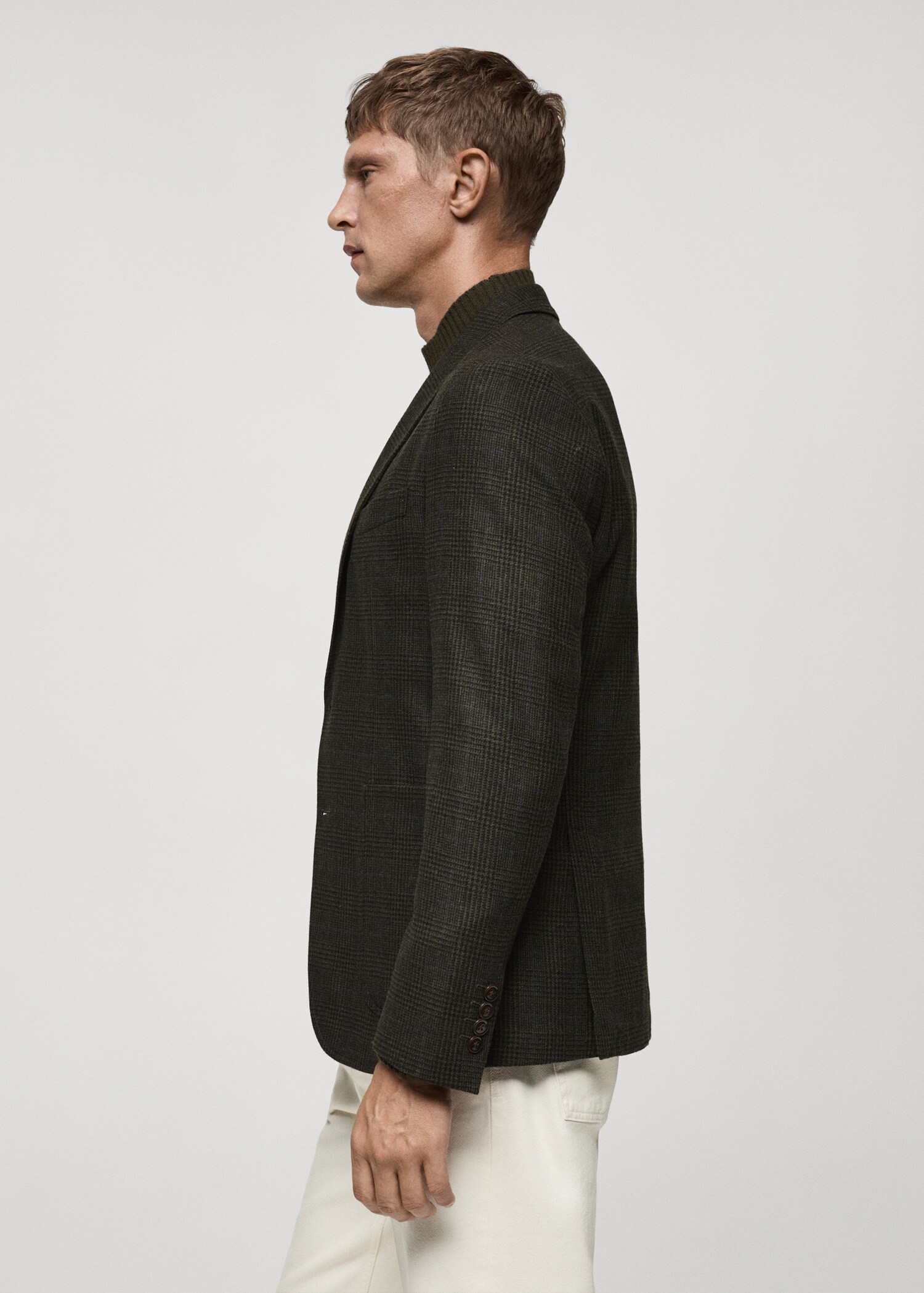 Veste slim-fit laine mélangée - Détail de l'article 2