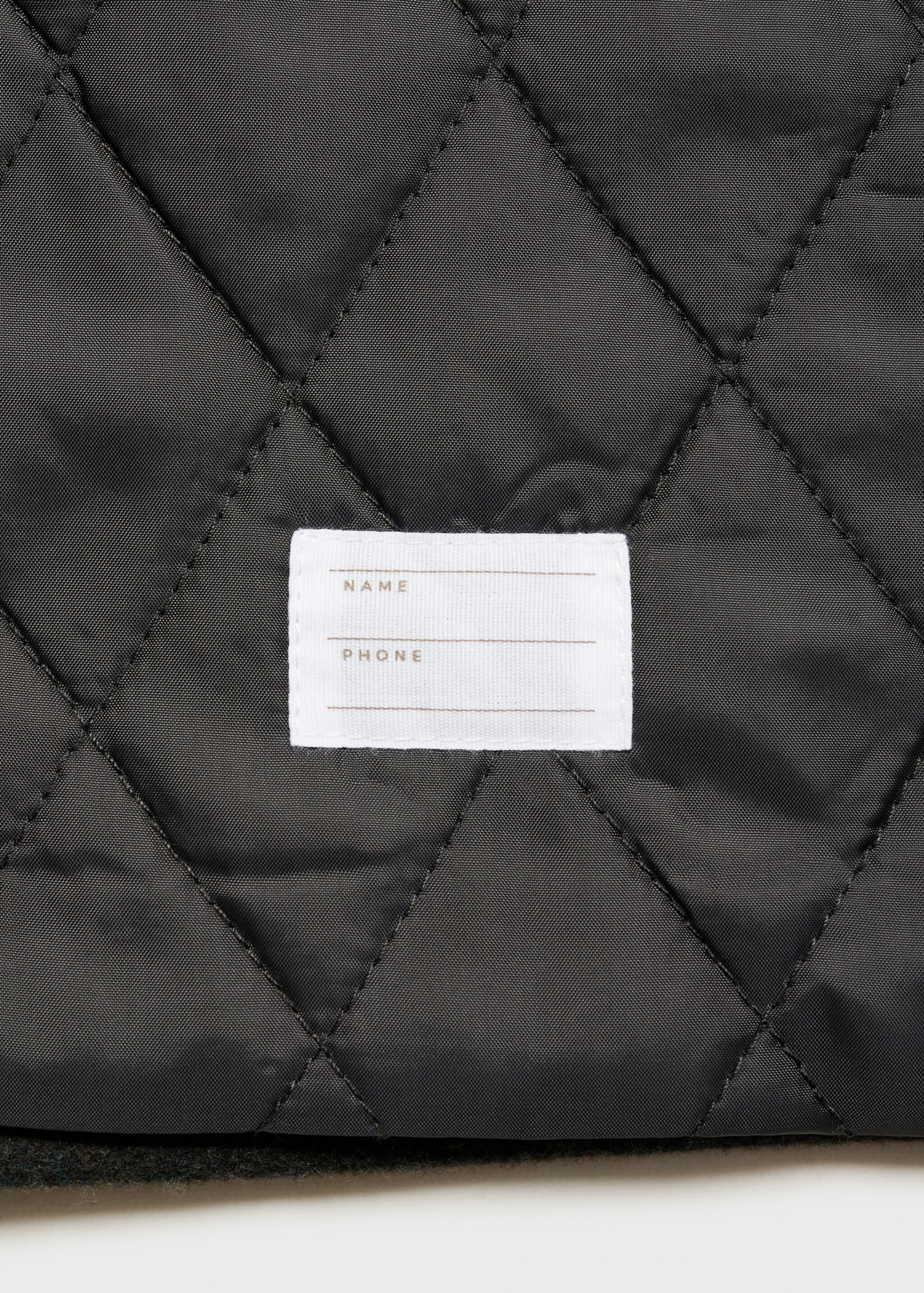 Manteau court drap de laine - Détail de l'article 0