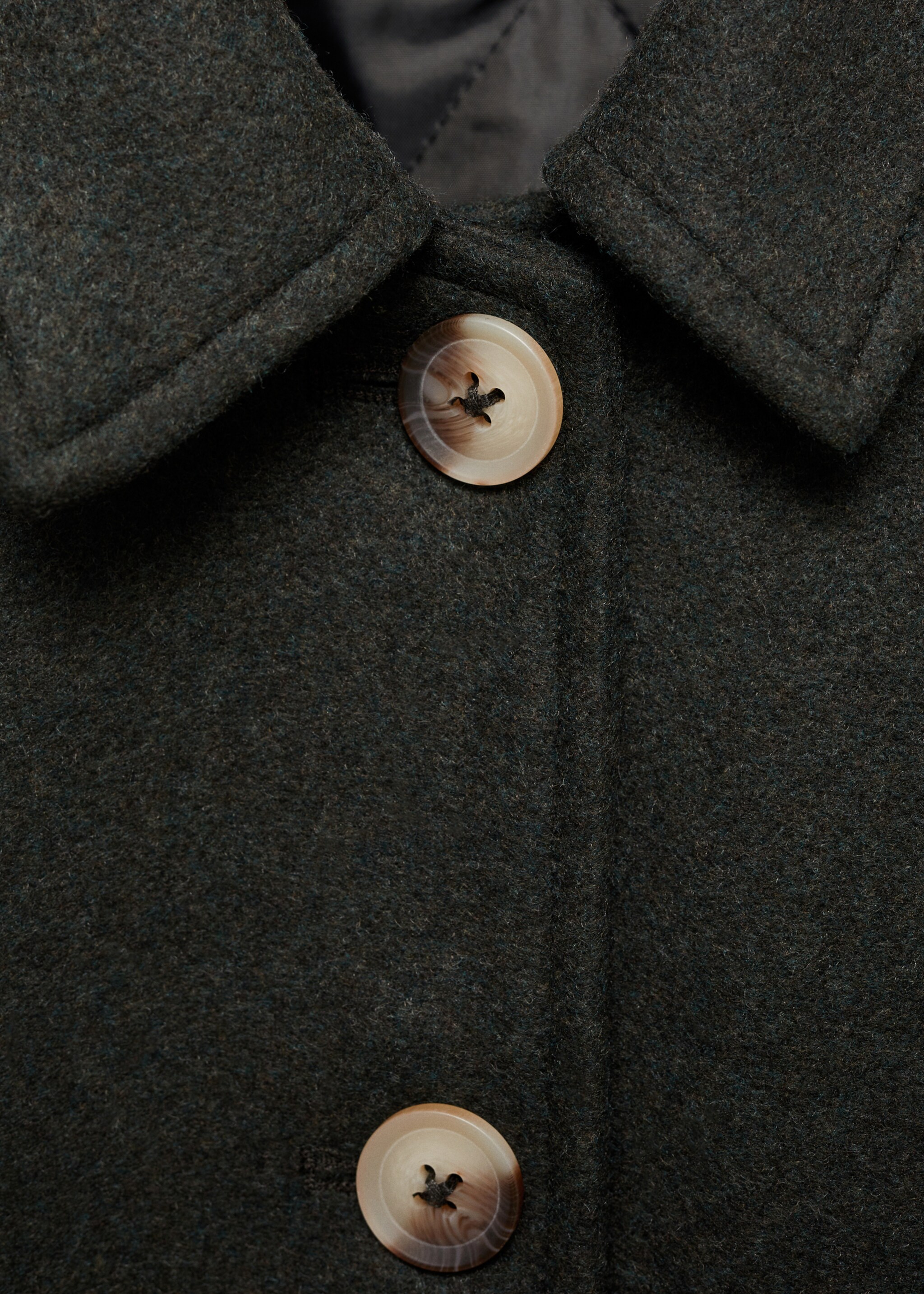 Manteau court drap de laine - Détail de l'article 8