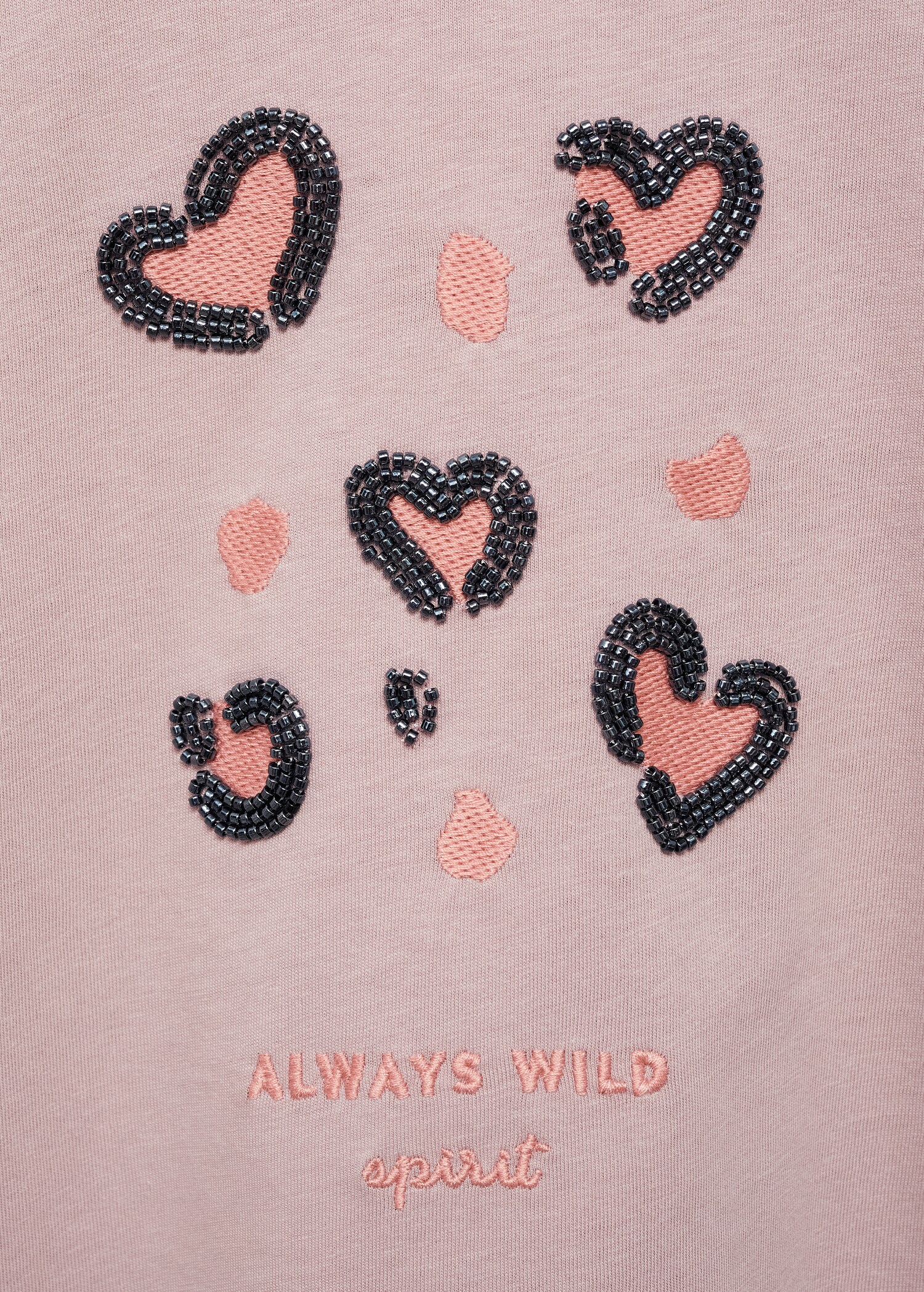 Beaded embroidery T-shirt - Details of the article 8