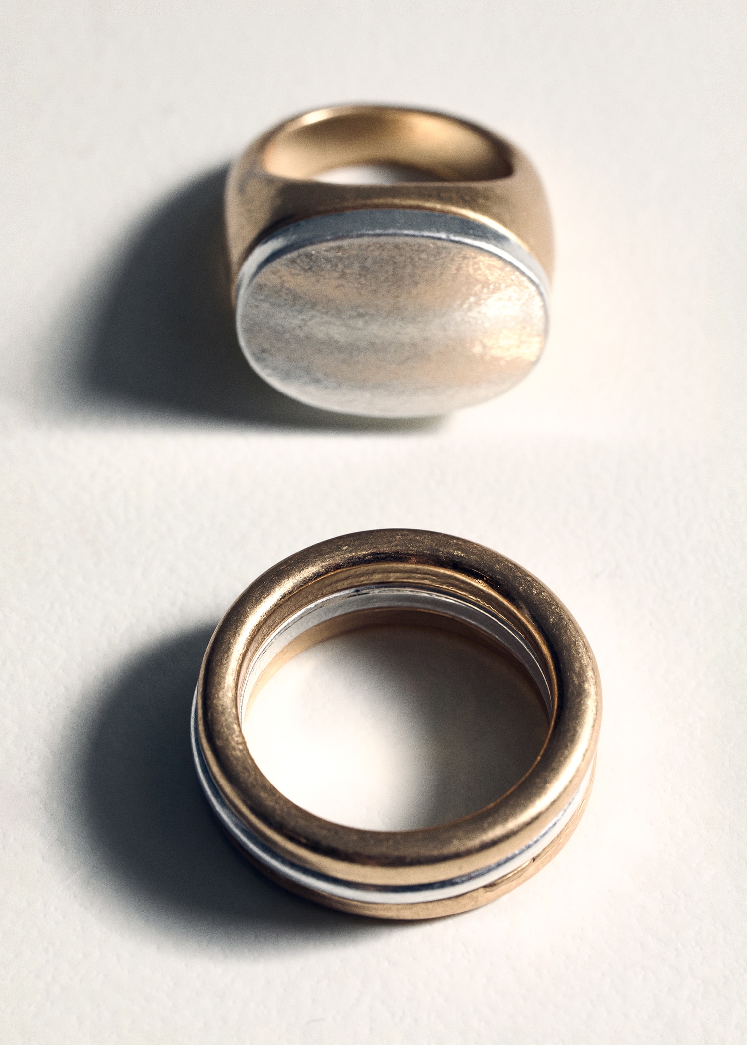 2-pack combined rings - Women | MANGO USA