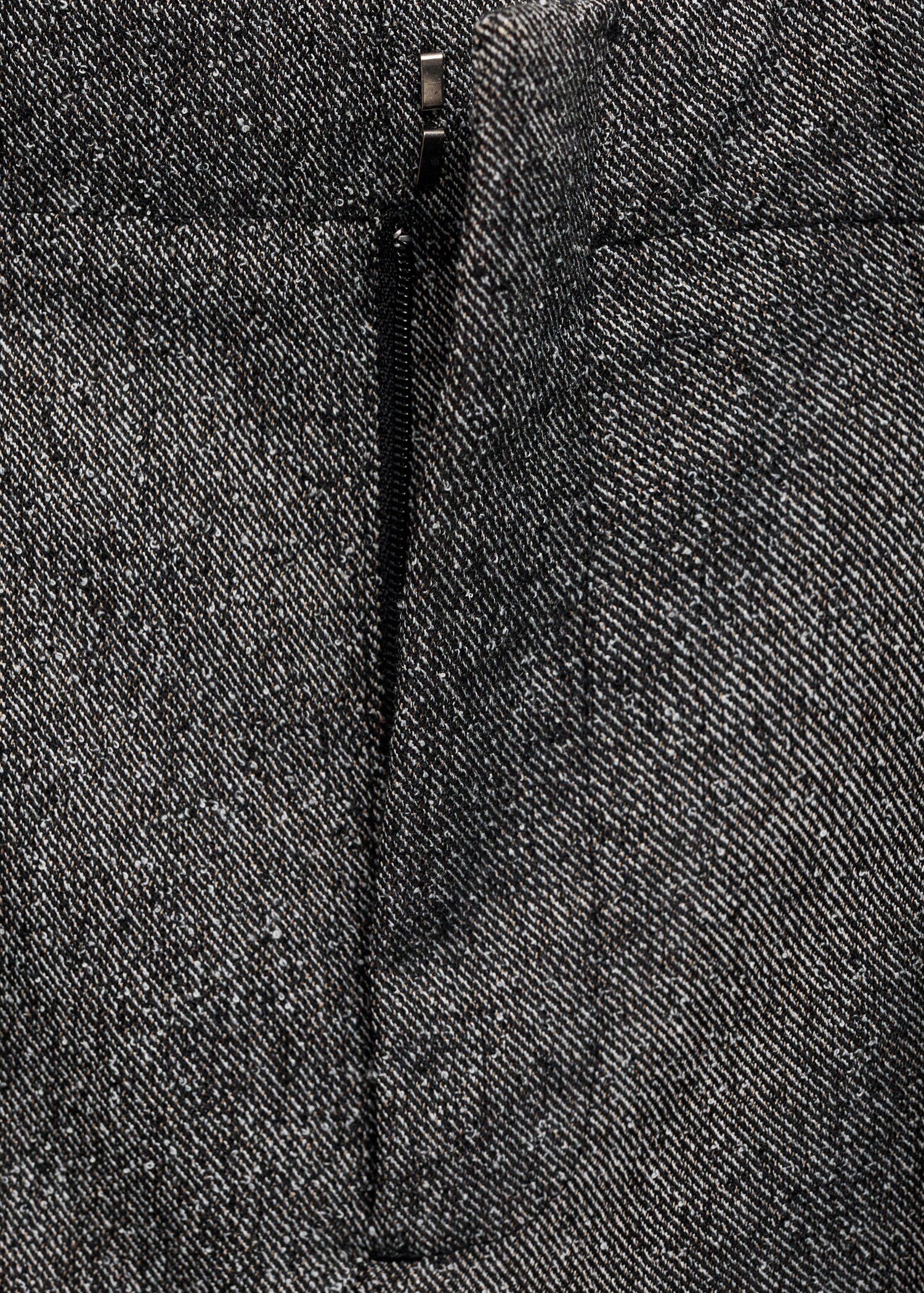 Flecked pleated trousers - Details of the article 0