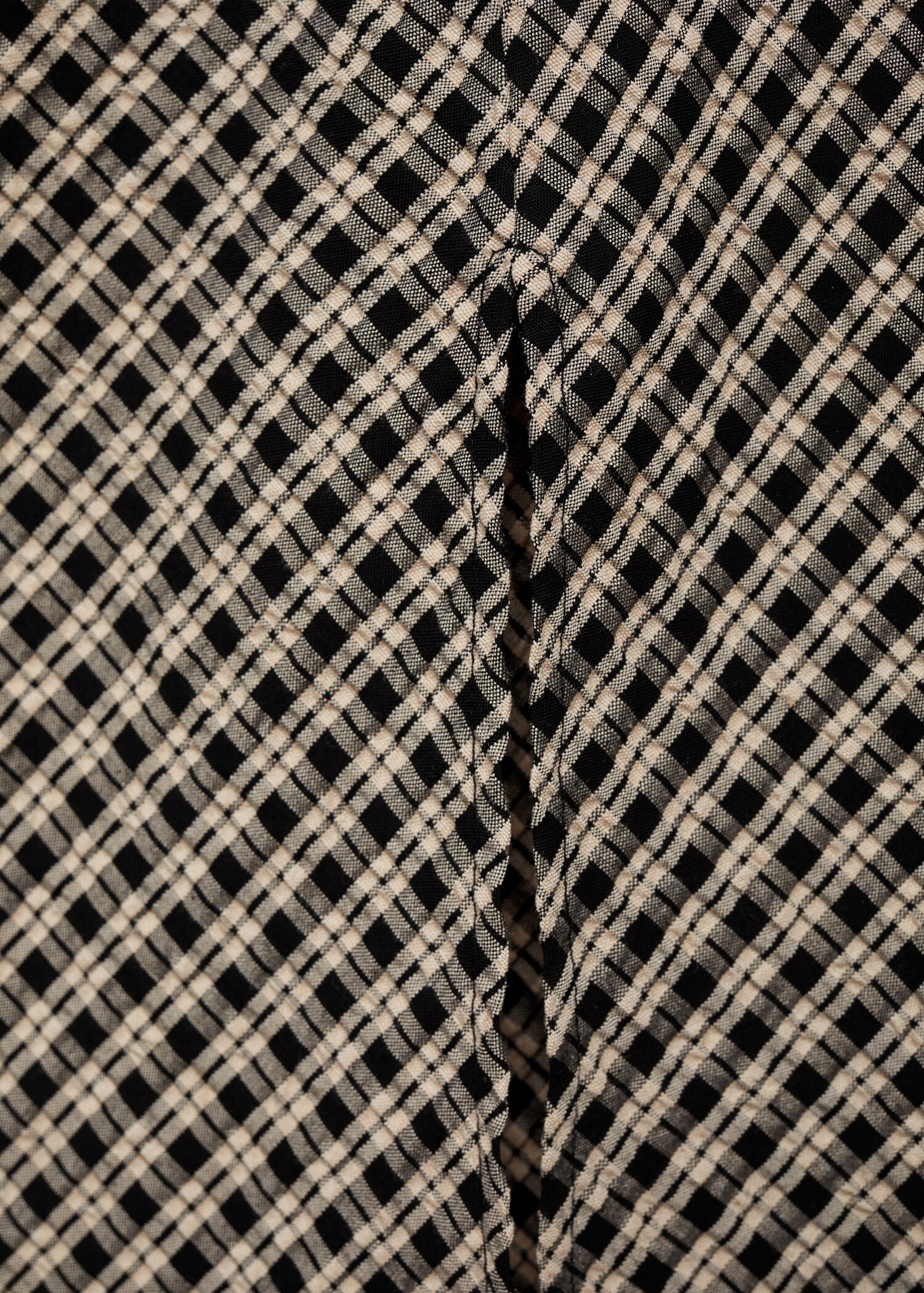 Checked midi skirt - Details of the article 0