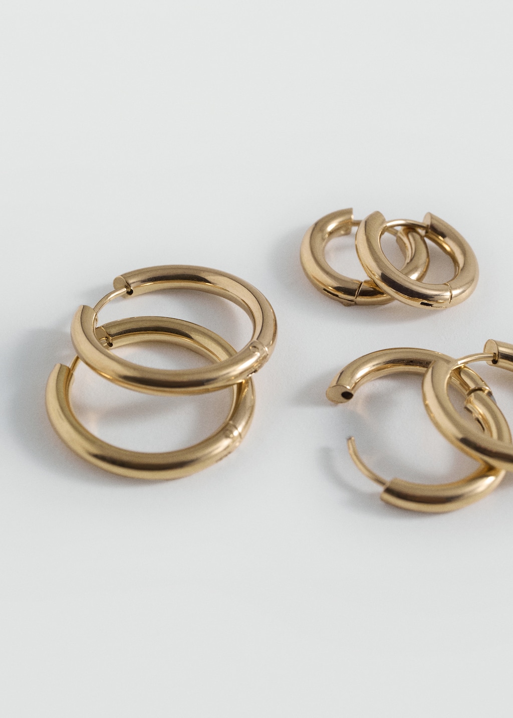 Set of 3 hoop earrings hot sale