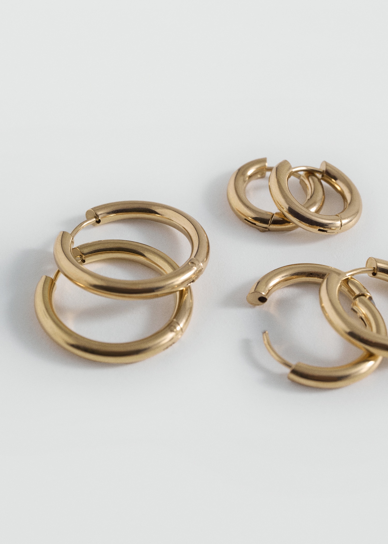 Pack of hoop earrings Teen MANGO Niger - Main Image