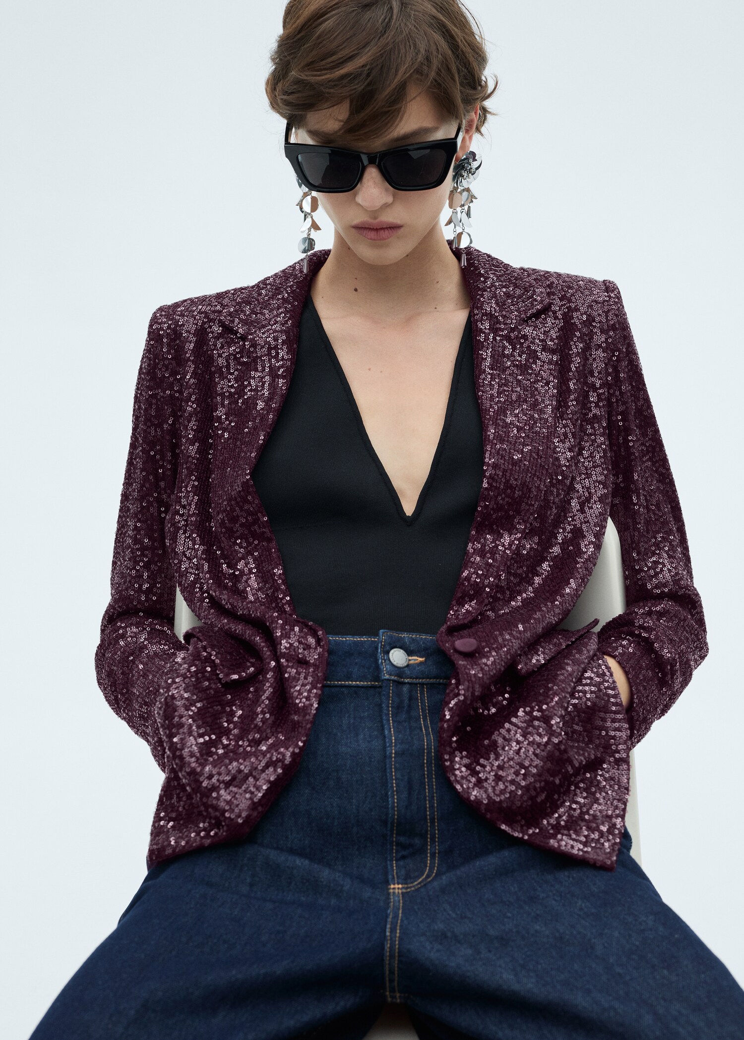 Blazer costume paillettes - Détail de l'article 2