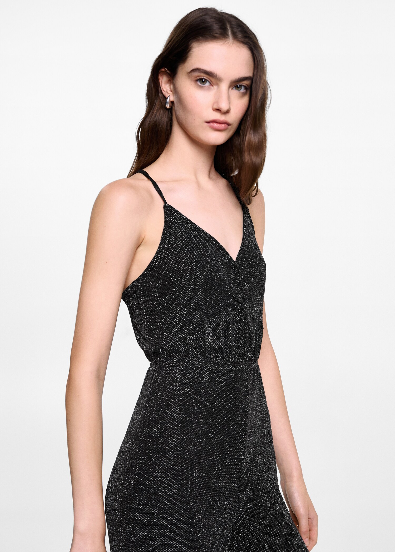 Lurex long jumpsuit - Medium plane