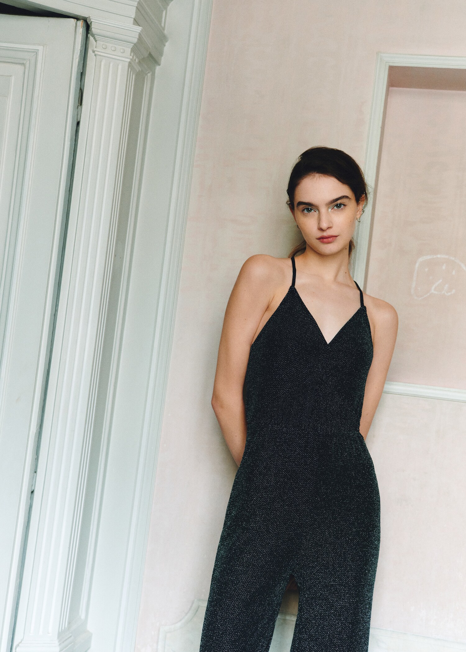 Lurex long jumpsuit - Details of the article 5