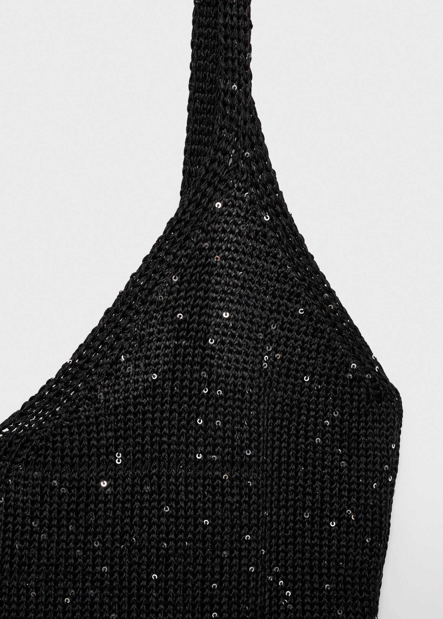 Knitted dress with sequin detail - Details of the article 8