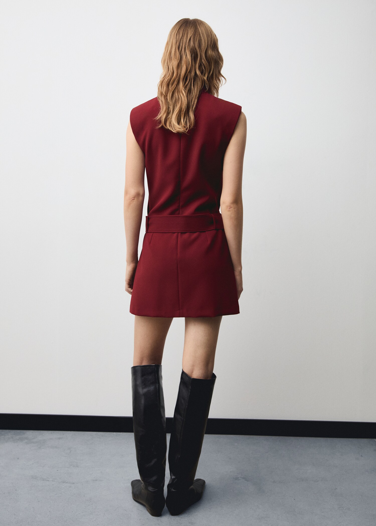 Vestit curt cinturó - Revers de l'article