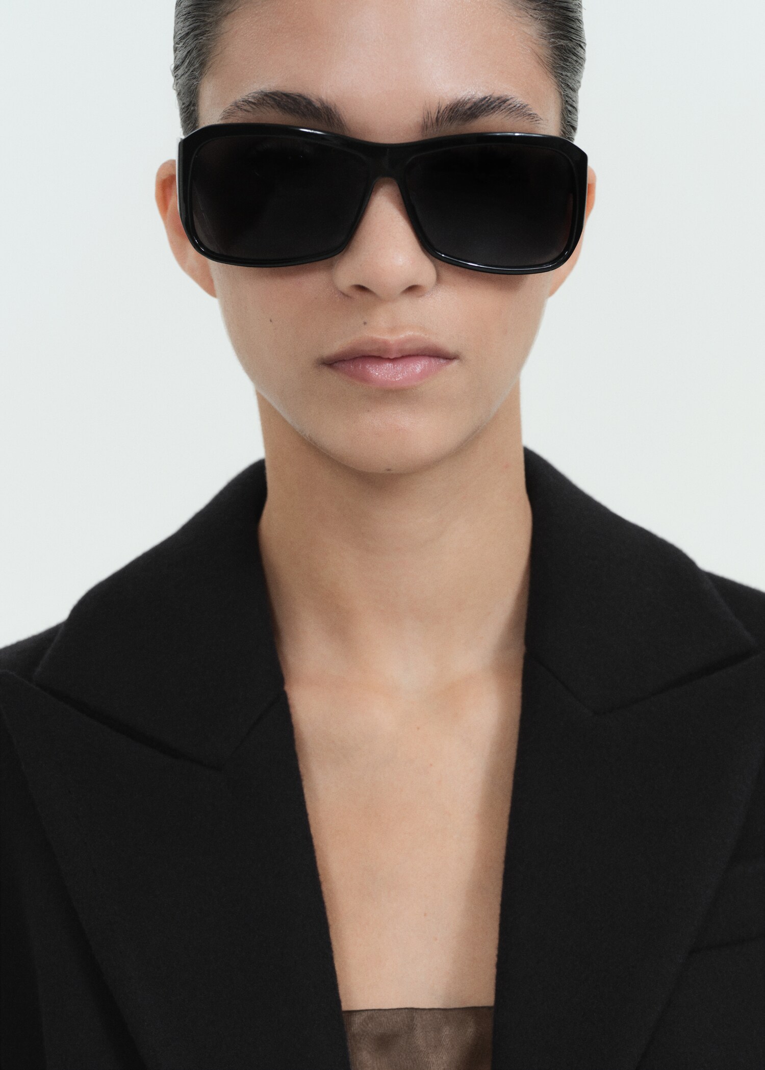 Structured wool coat - Women | MANGO Greece