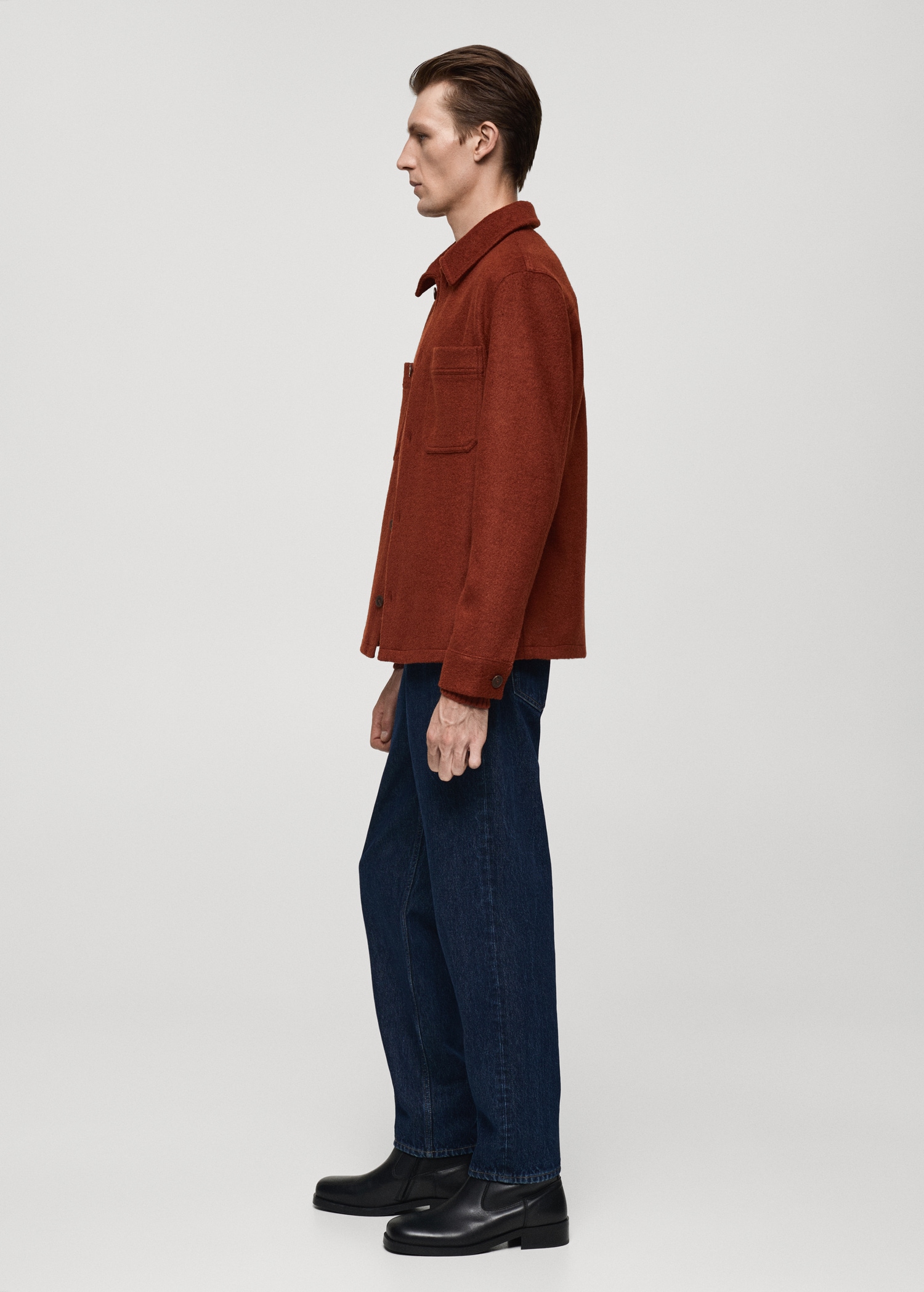 Wool jacket with pockets - Details of the article 2