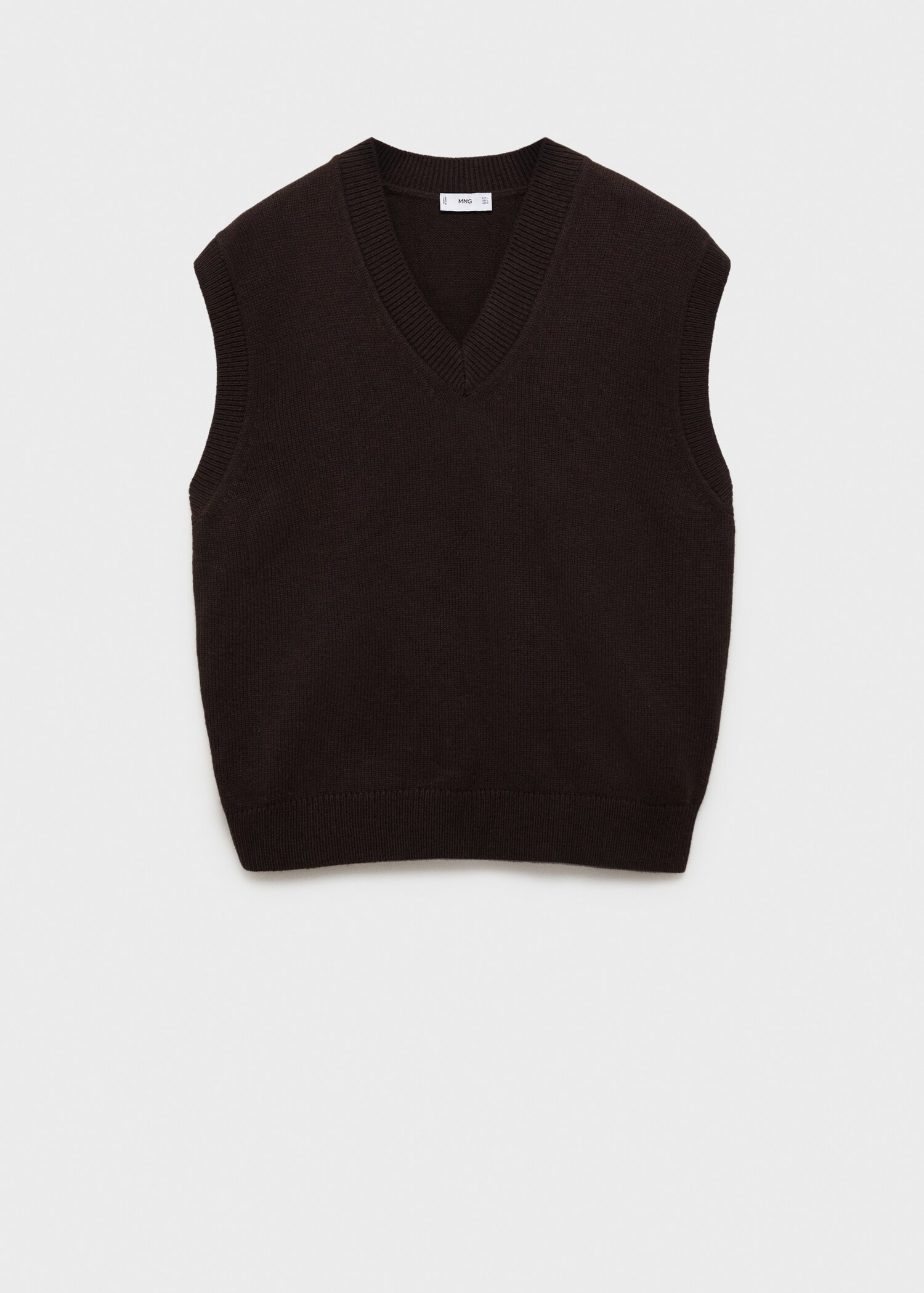 V-neck knitted vest - Article without model