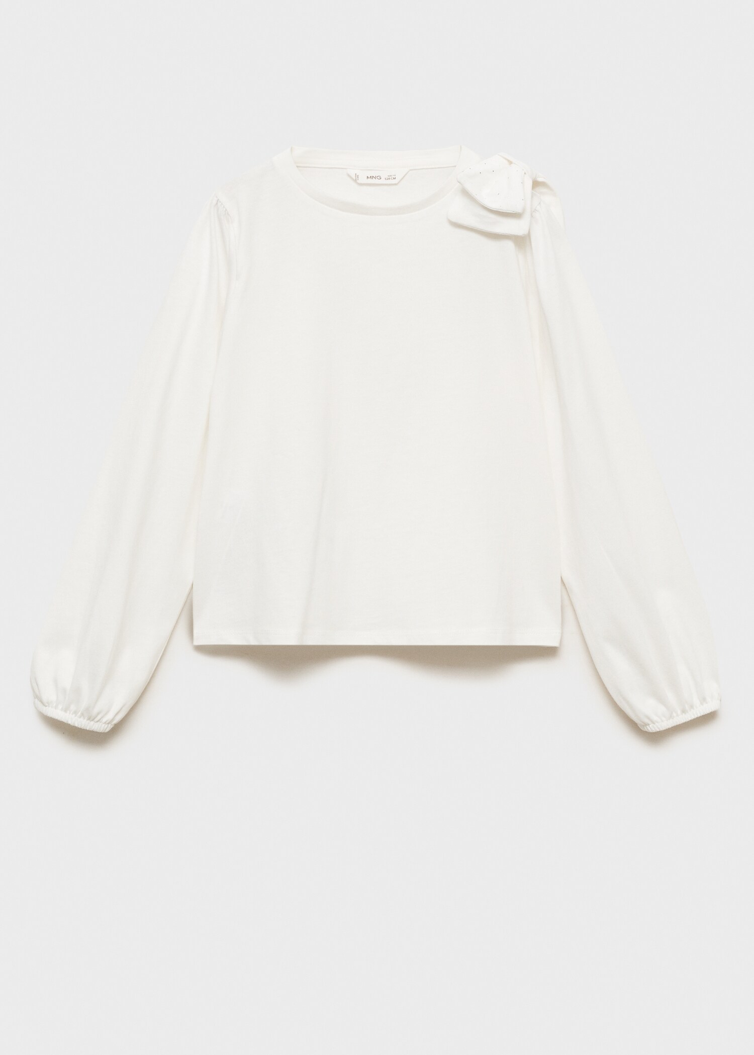Bow cotton T-shirt - Article without model