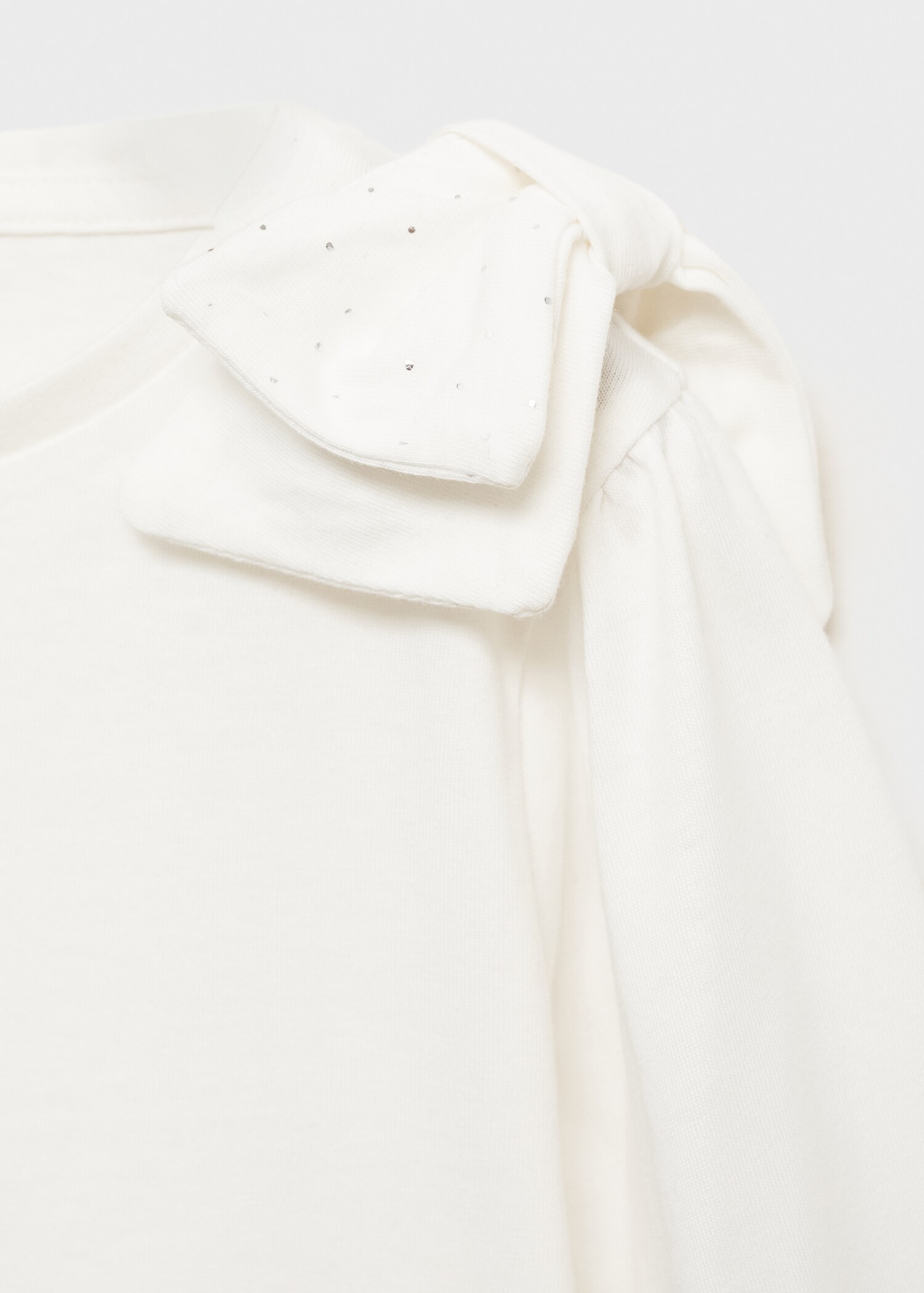 Bow cotton T-shirt - Details of the article 0